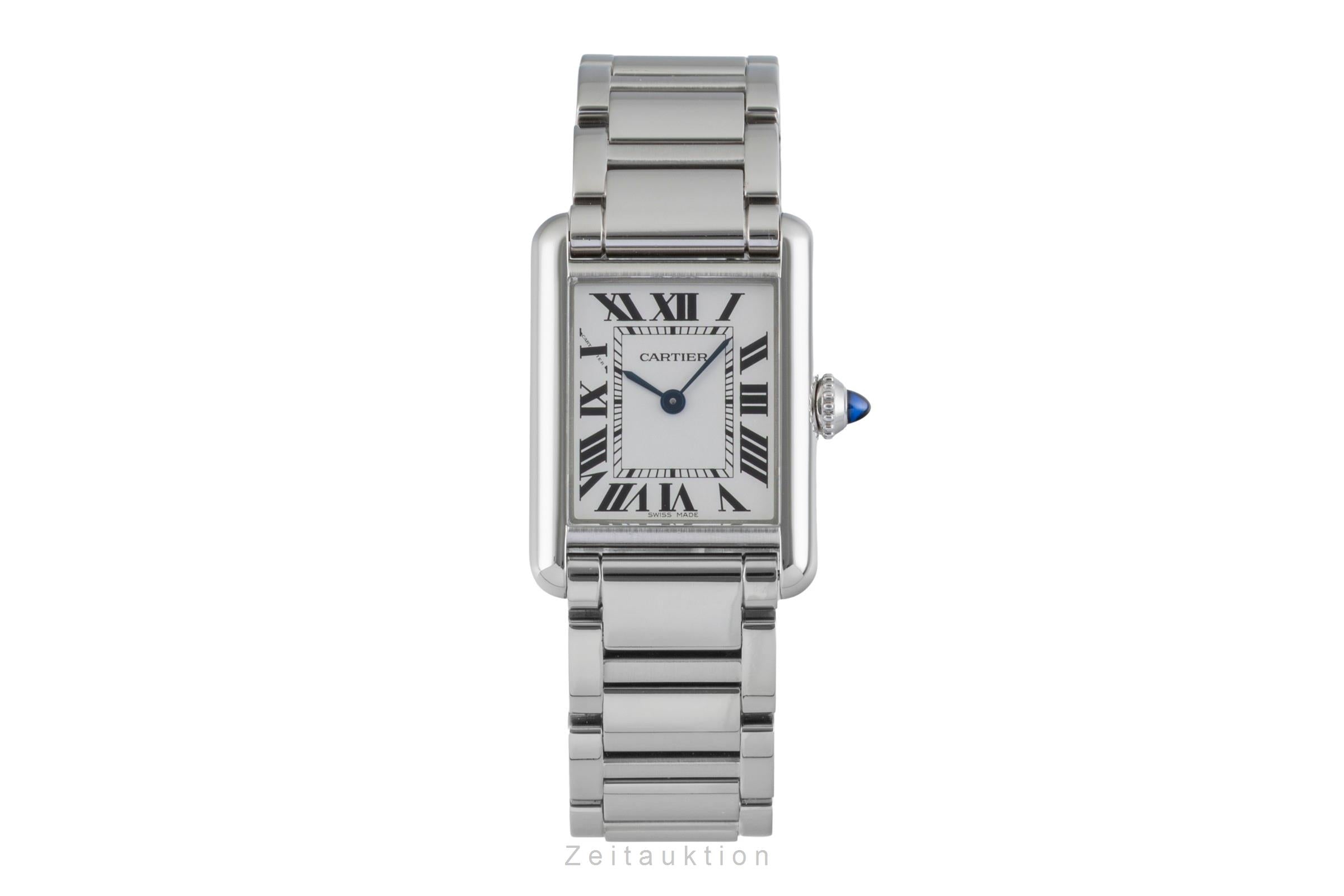 Cartier Tank acciaio quarzo orologio da donna WSTA0051  [2601543]