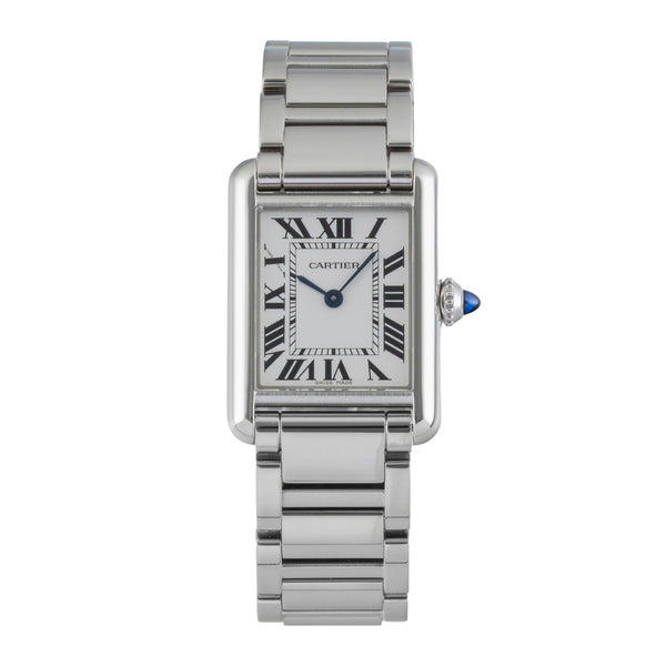 Cartier Tank acciaio quarzo orologio da donna WSTA0051  [2601543]