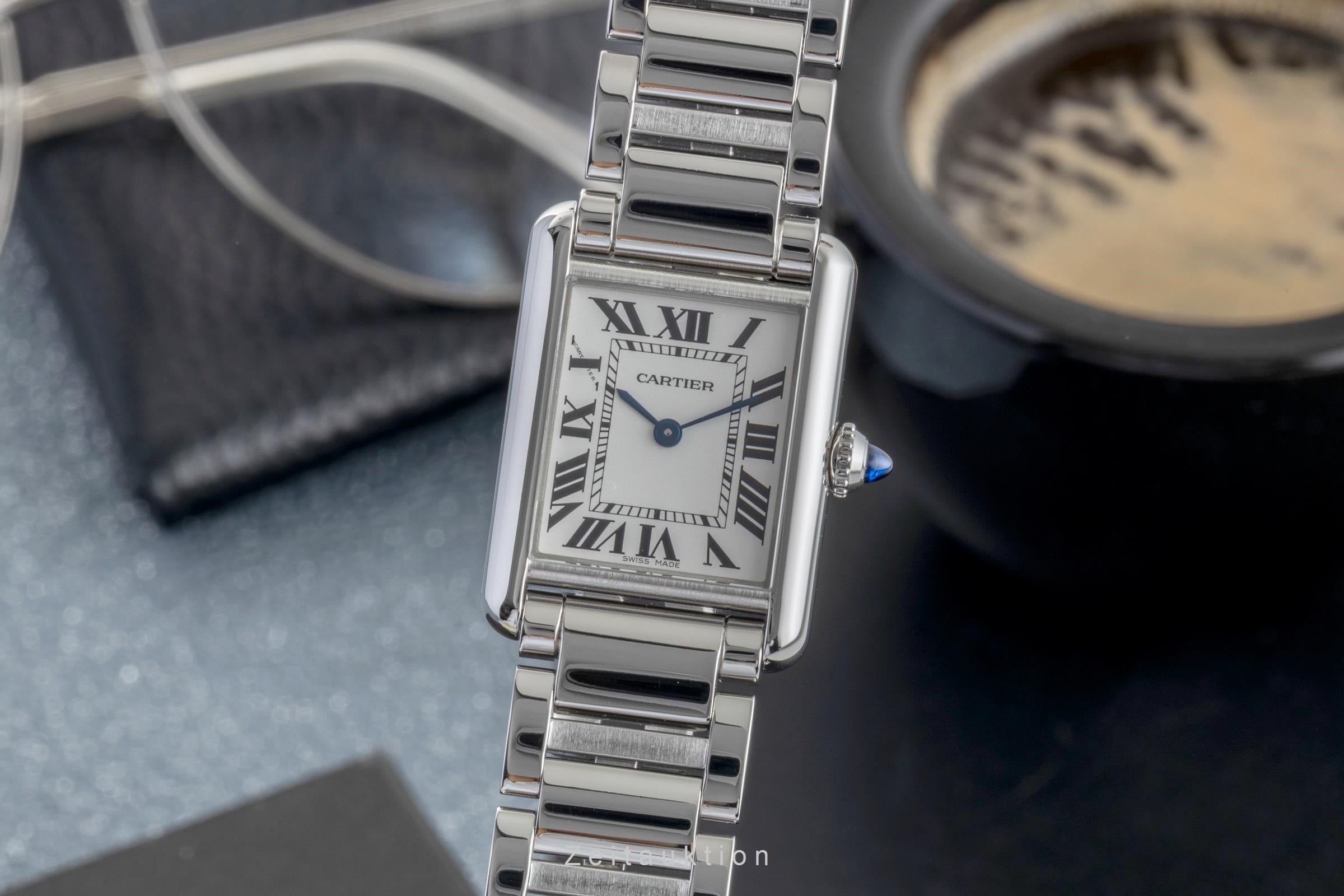Cartier Tank Must de Cartier Small Lady Stahl Damenuhr Ref. WSTA0051 Klassiker [2601543]