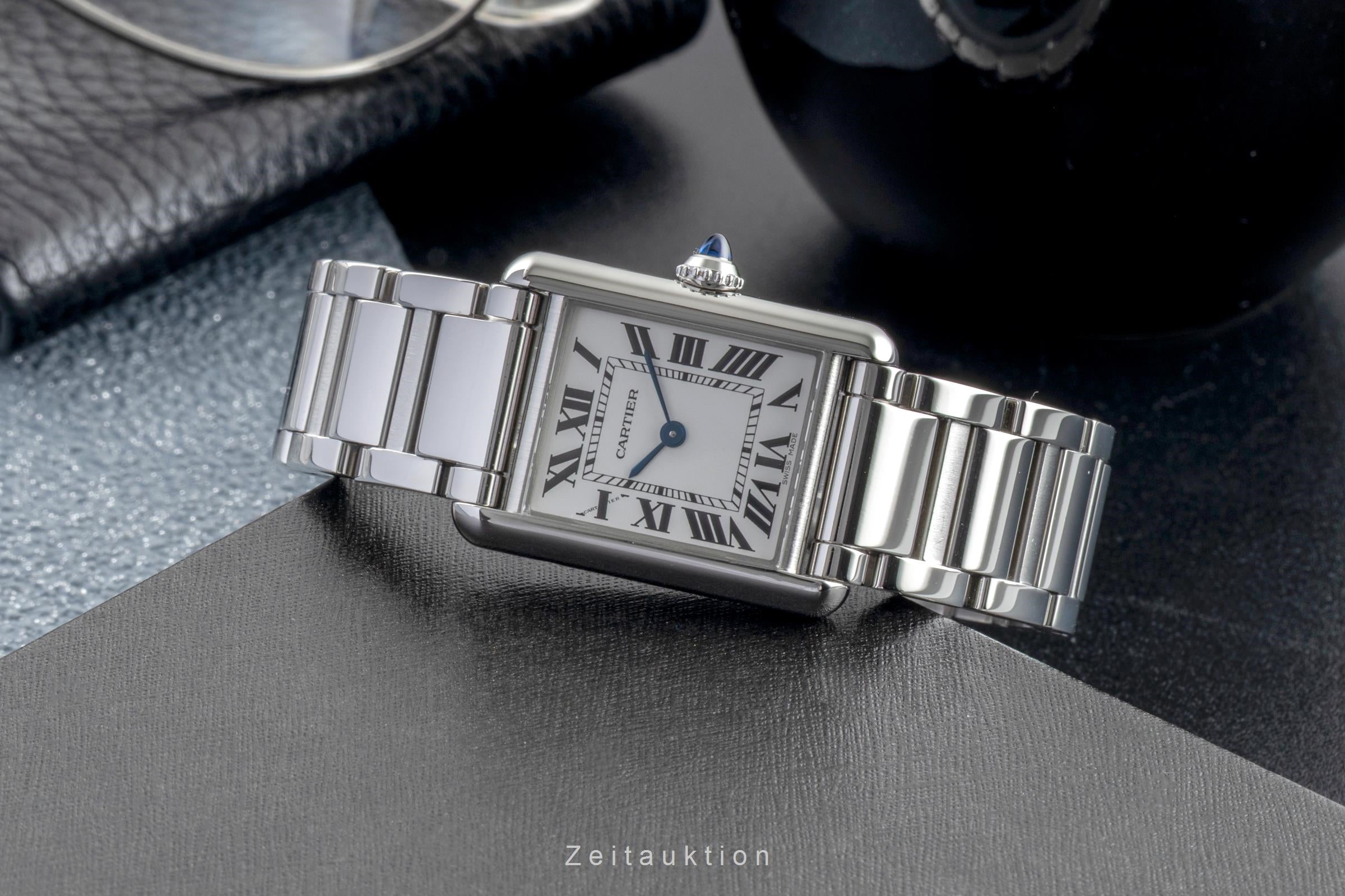 Cartier Tank steel quartz Kal. 157 Ref. WSTA0051 | 2601543