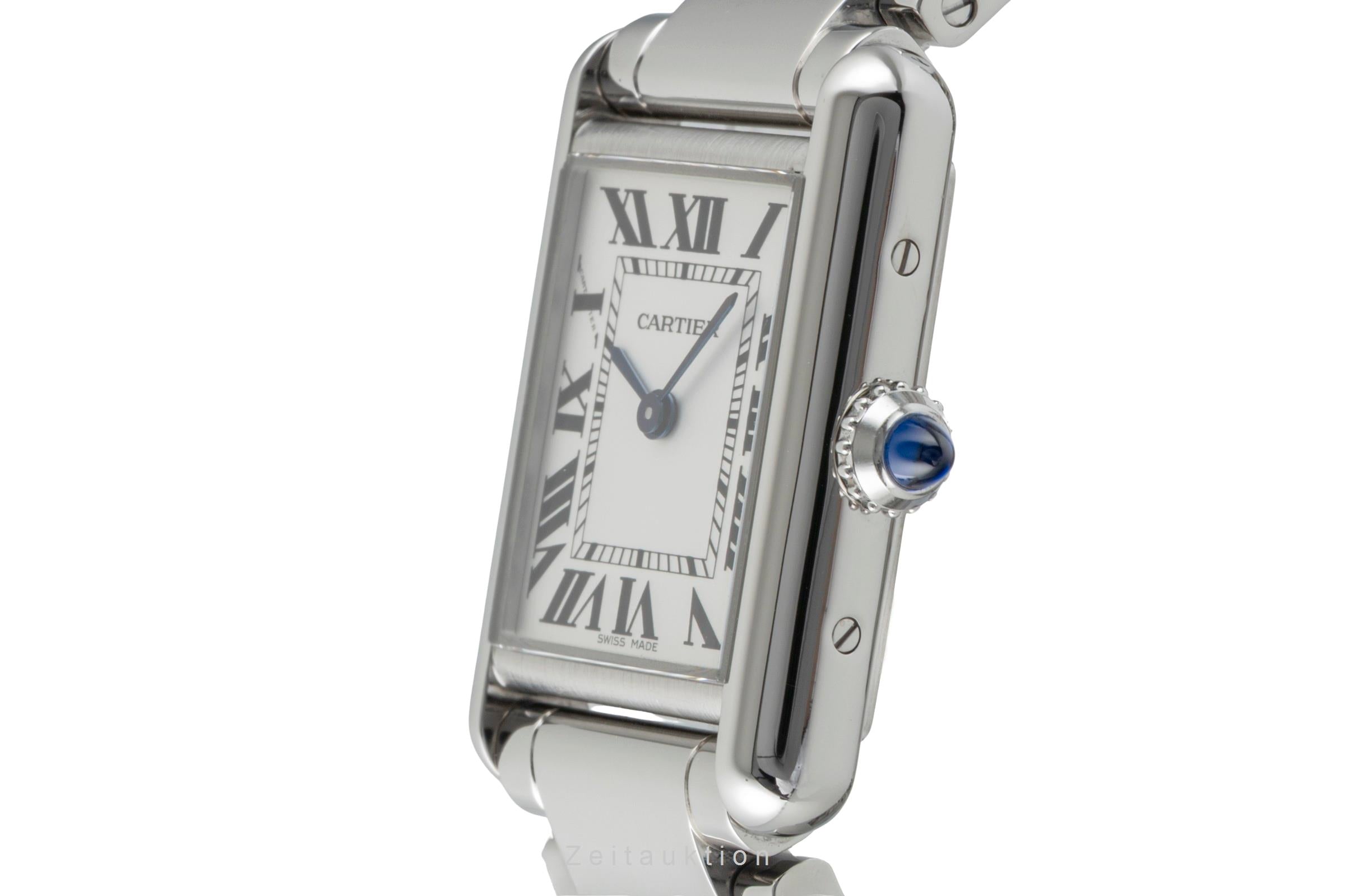 Cartier Tank acciaio quarzo orologio da donna WSTA0051  [2601543]