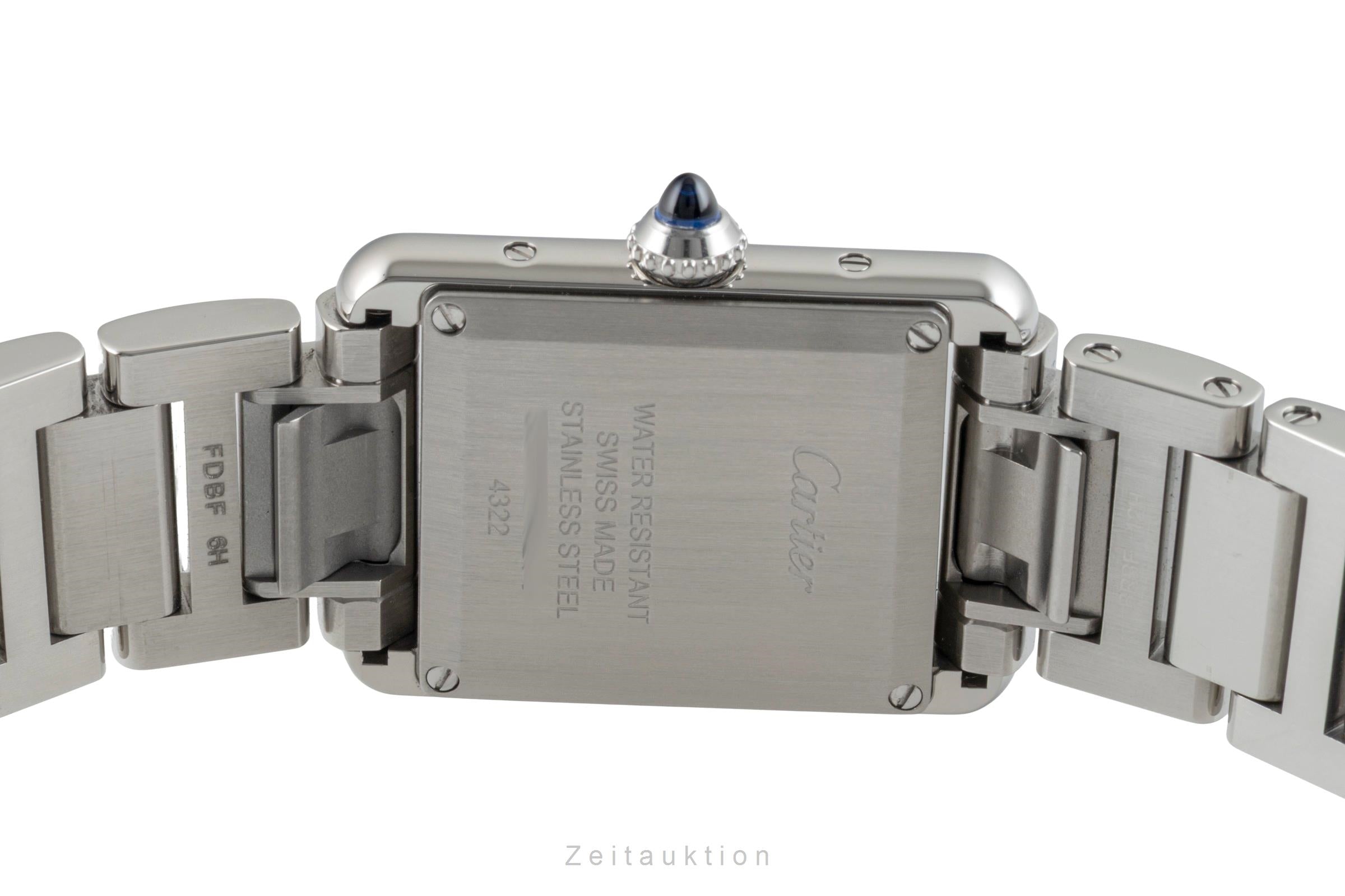 Cartier Tank acciaio quarzo orologio da donna WSTA0051  [2601543]