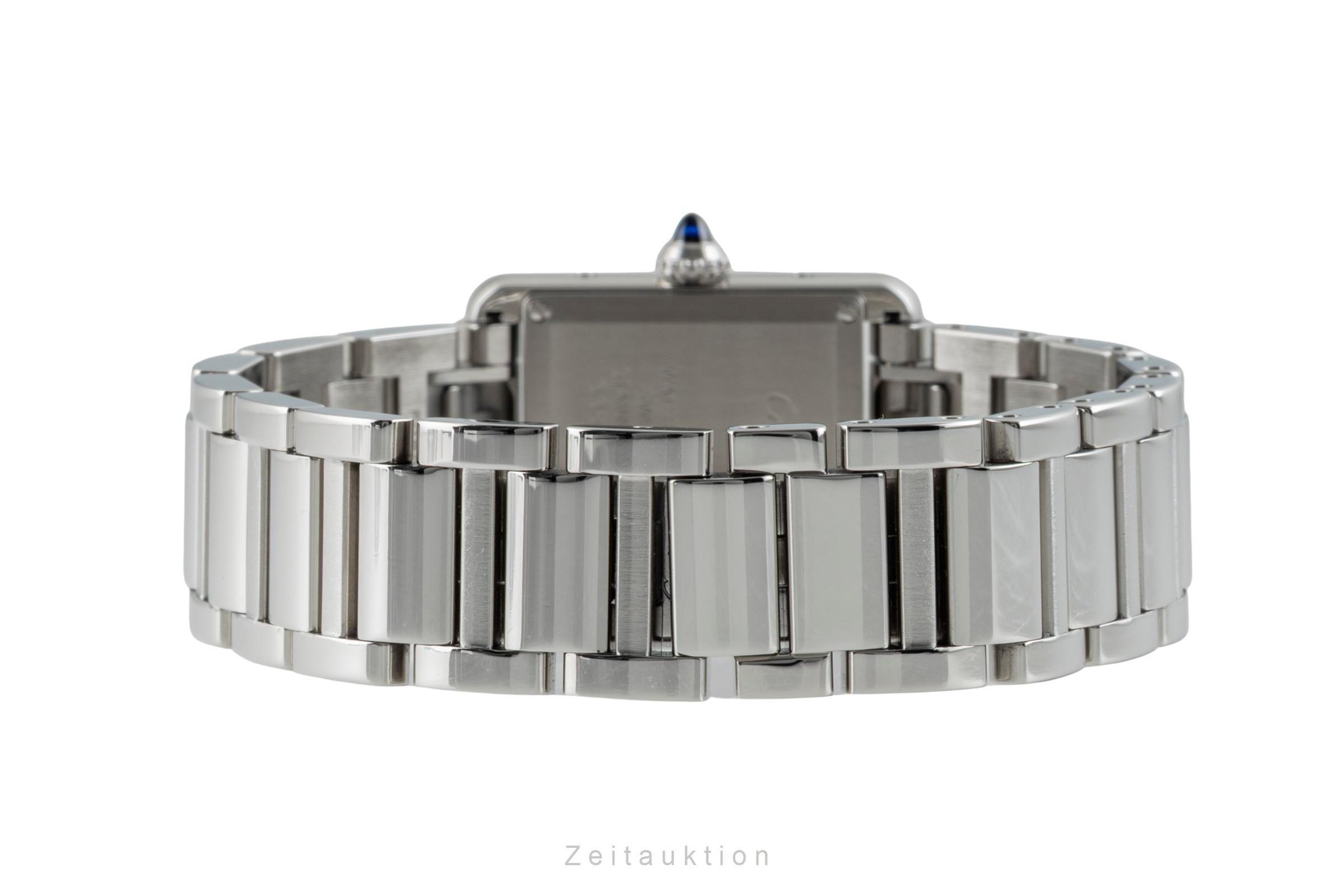 Cartier Tank acciaio quarzo orologio da donna WSTA0051  [2601543]