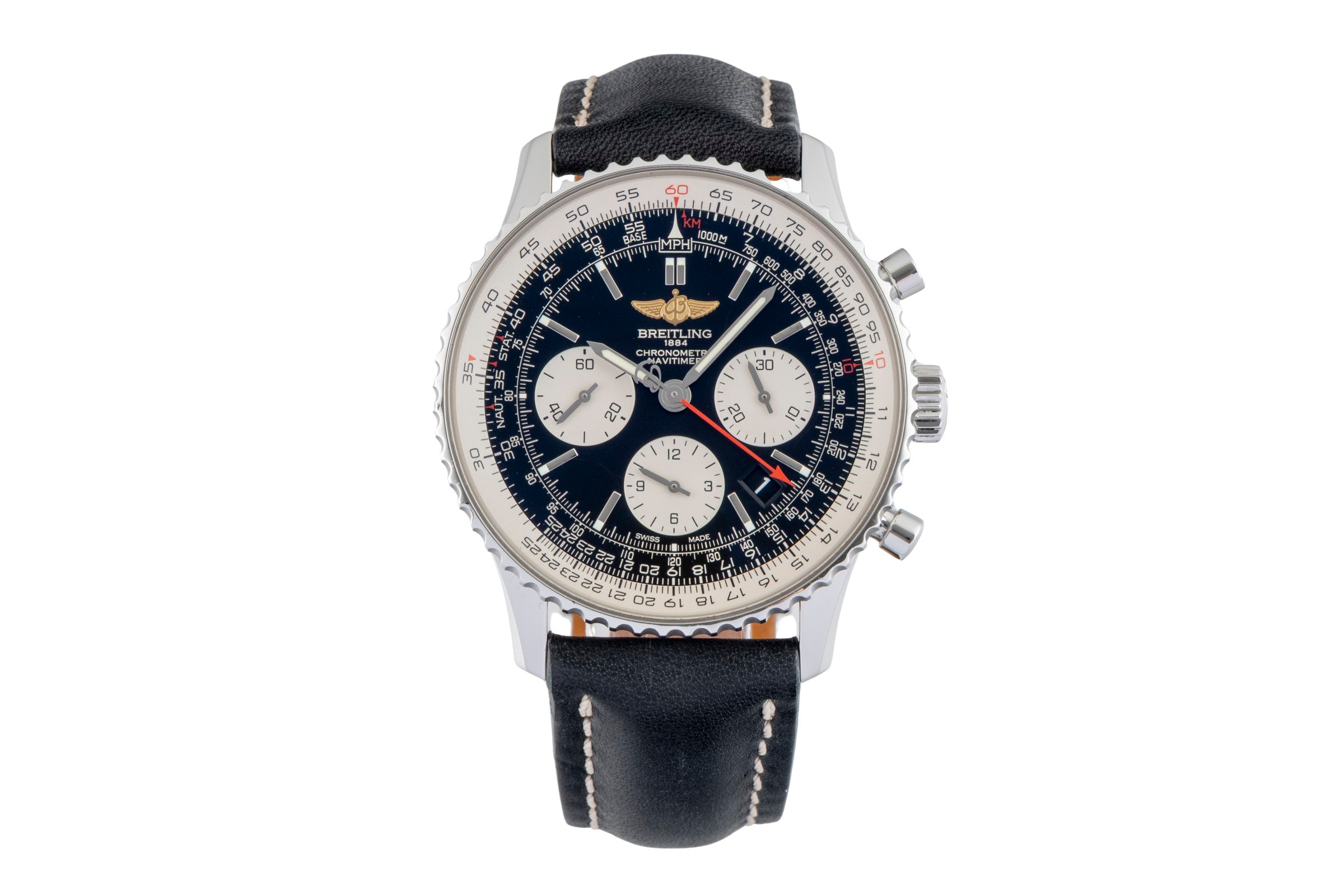 Breitling Navitimer 01 Automatik Edelstahl Chronograph Ref. AB0120 Klassiker [2601545]