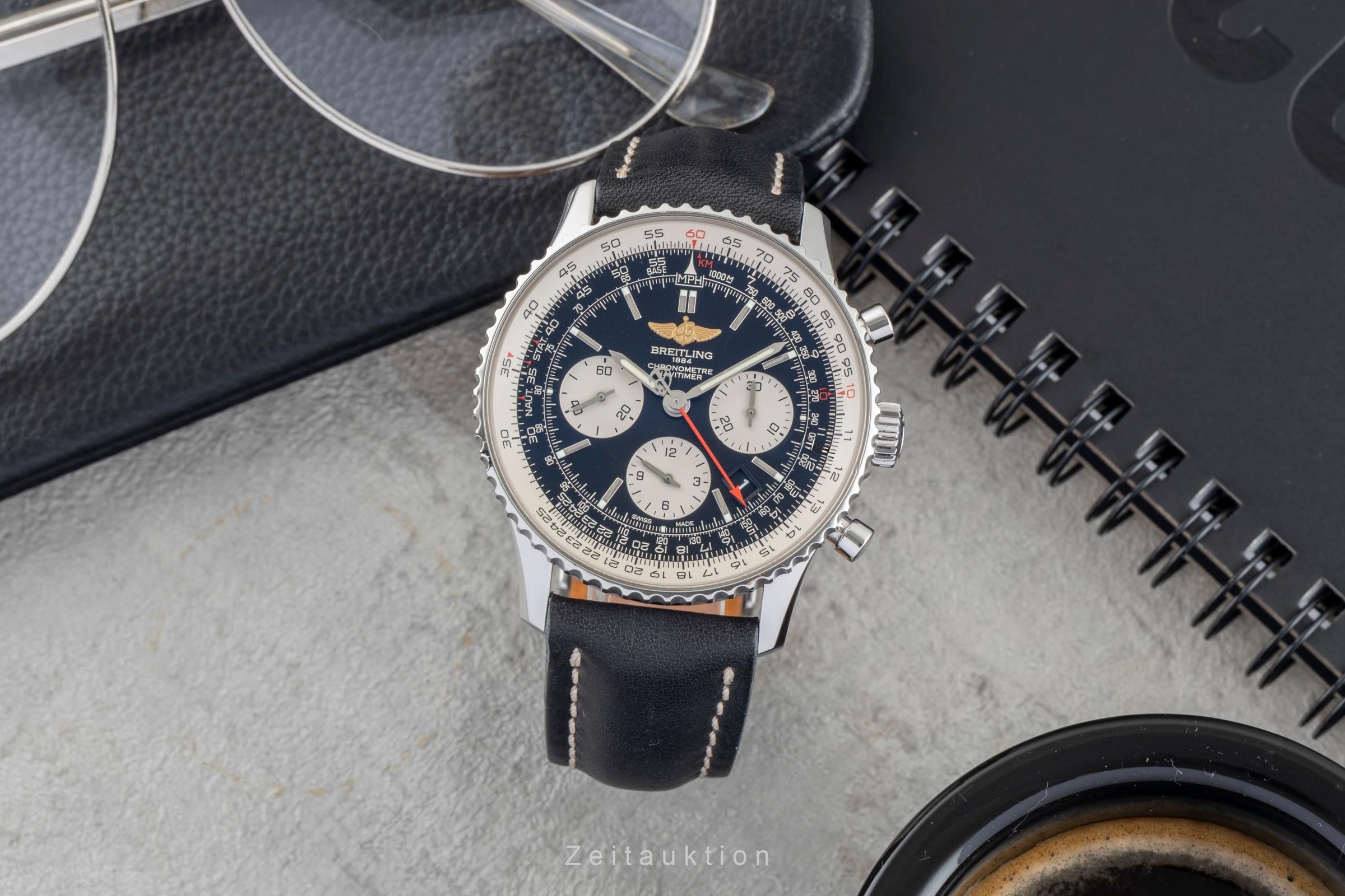 Breitling Navitimer 01 cronografo acciaio automatismo orologio da uomo AB0120  [2601545]
