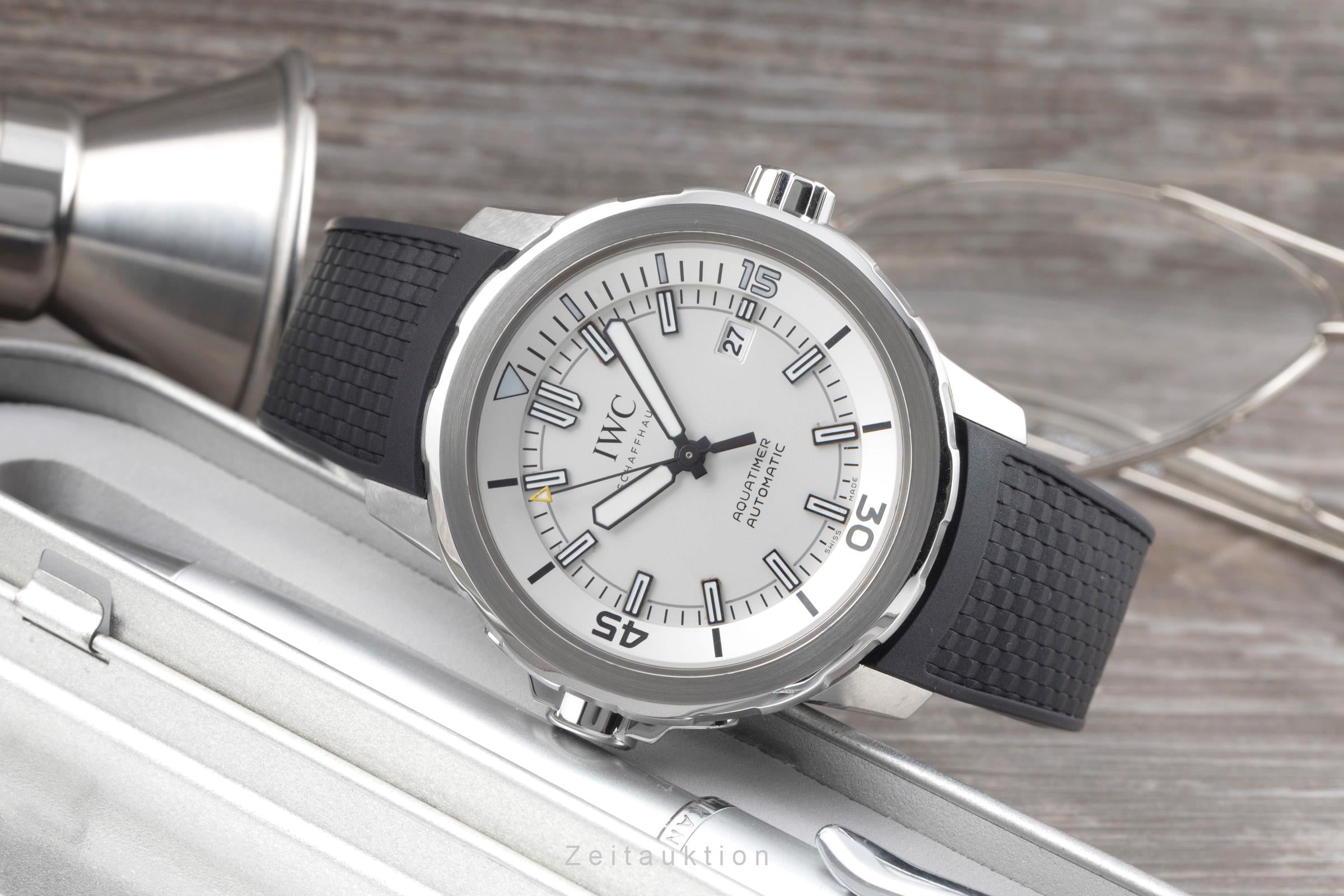 IWC Aquatimer acciaio automatismo orologio da uomo IW329003 LP: 6500EUR  [2601552]