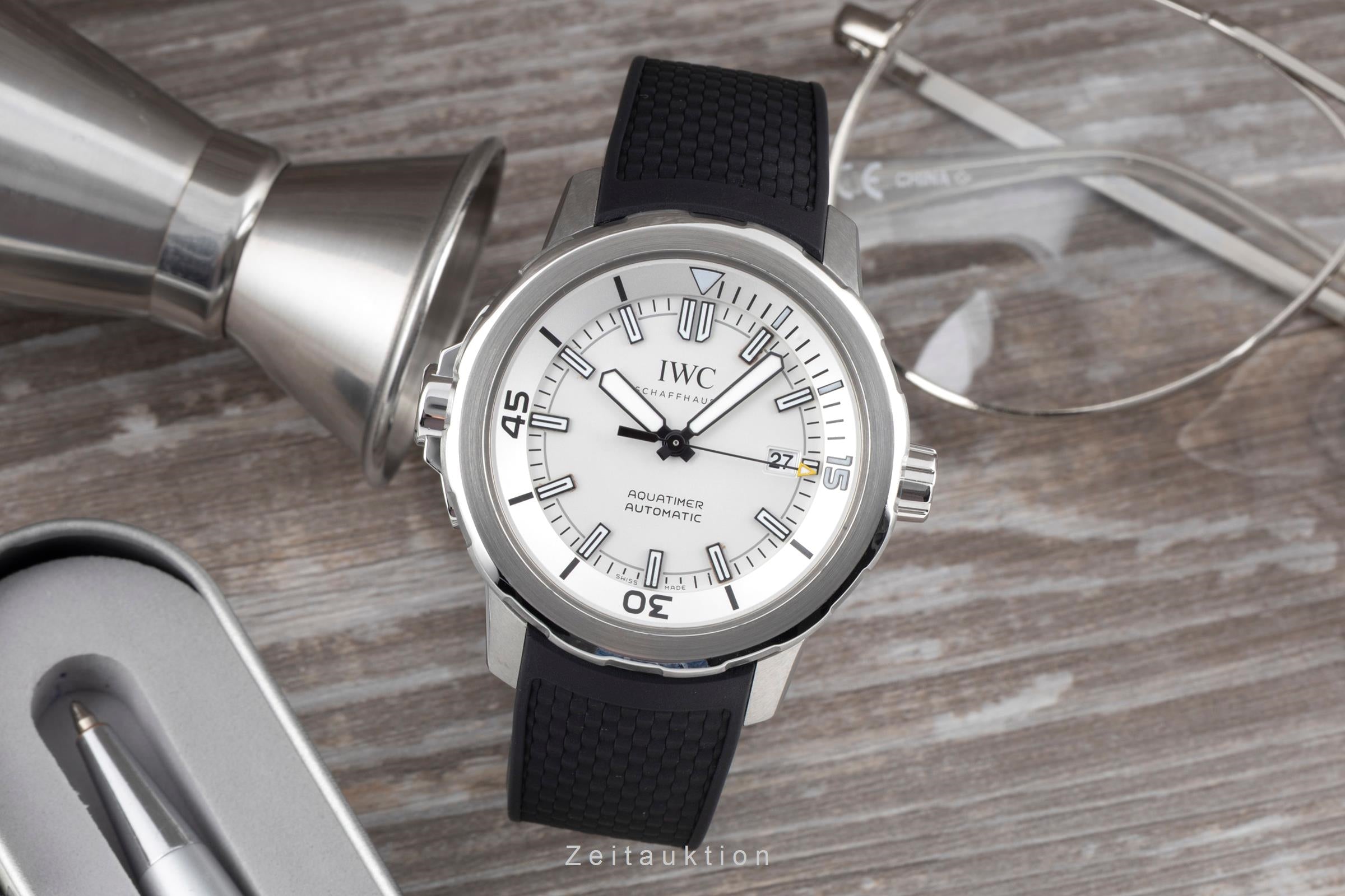 IWC Aquatimer acciaio automatismo orologio da uomo IW329003 LP: 6500EUR  [2601552]