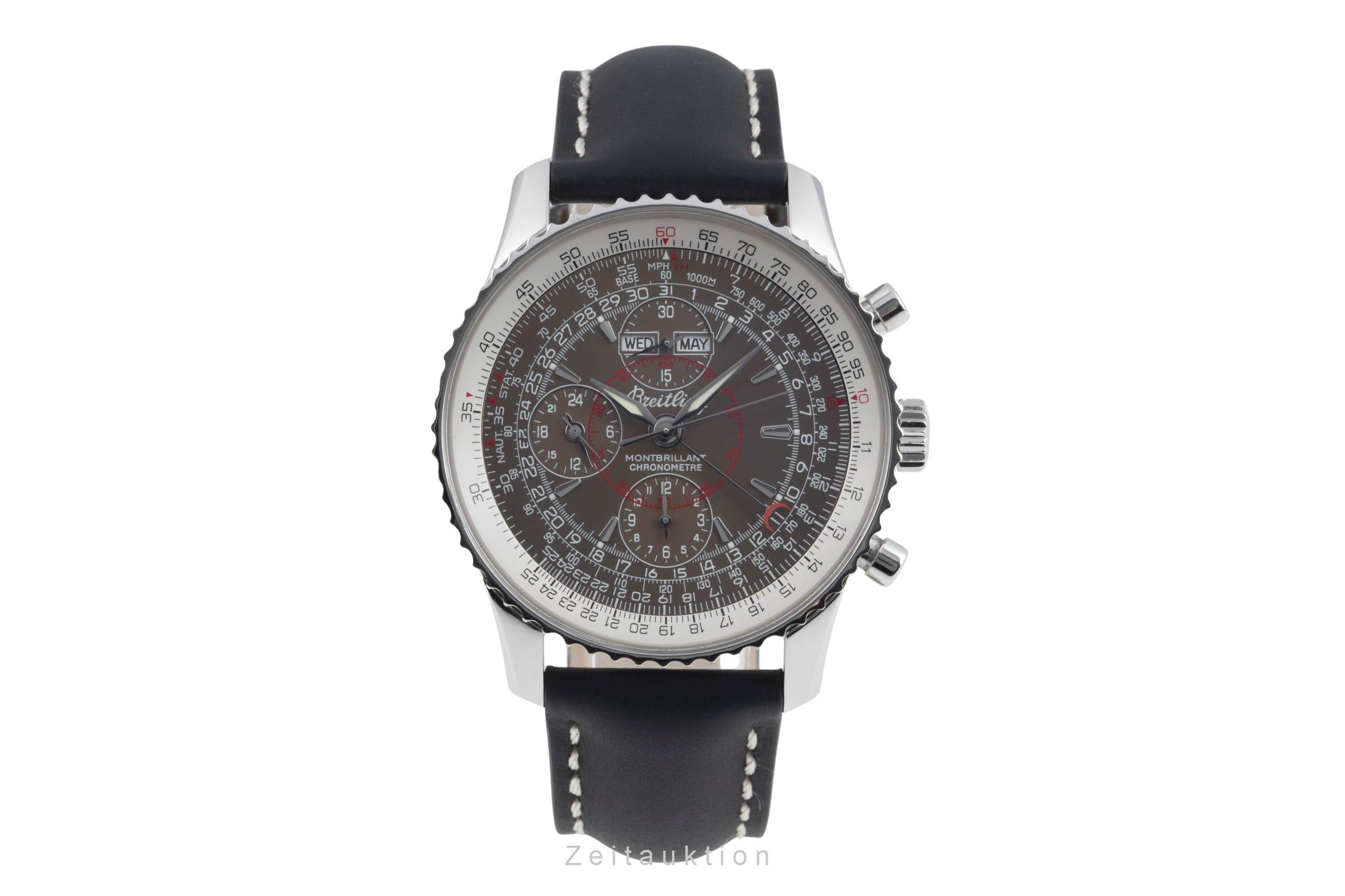 Breitling Montbrillant Datora chronograph steel automatic Kal. B21