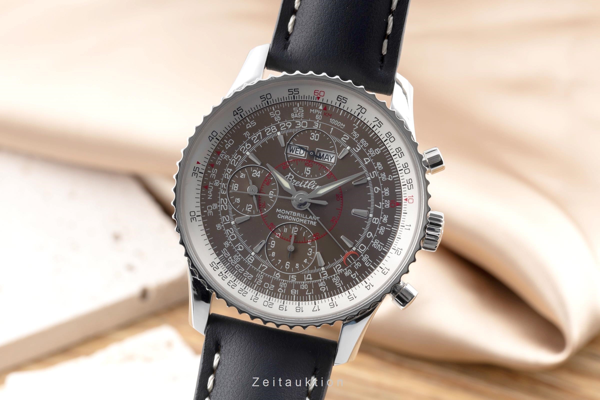 Breitling Montbrillant Datora chronograph steel automatic Kal. B21