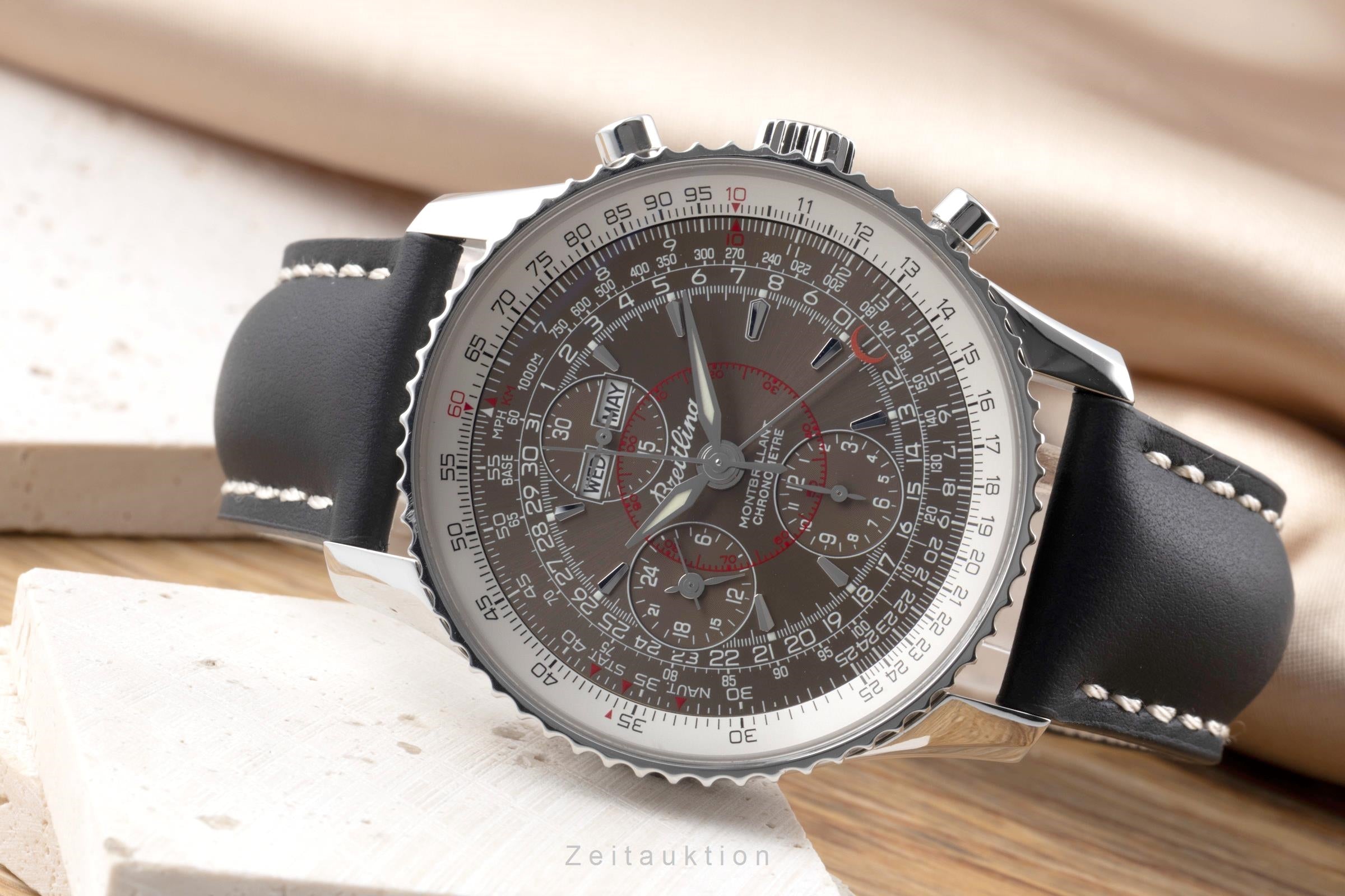 Breitling Montbrillant Datora chronograph steel automatic Kal. B21