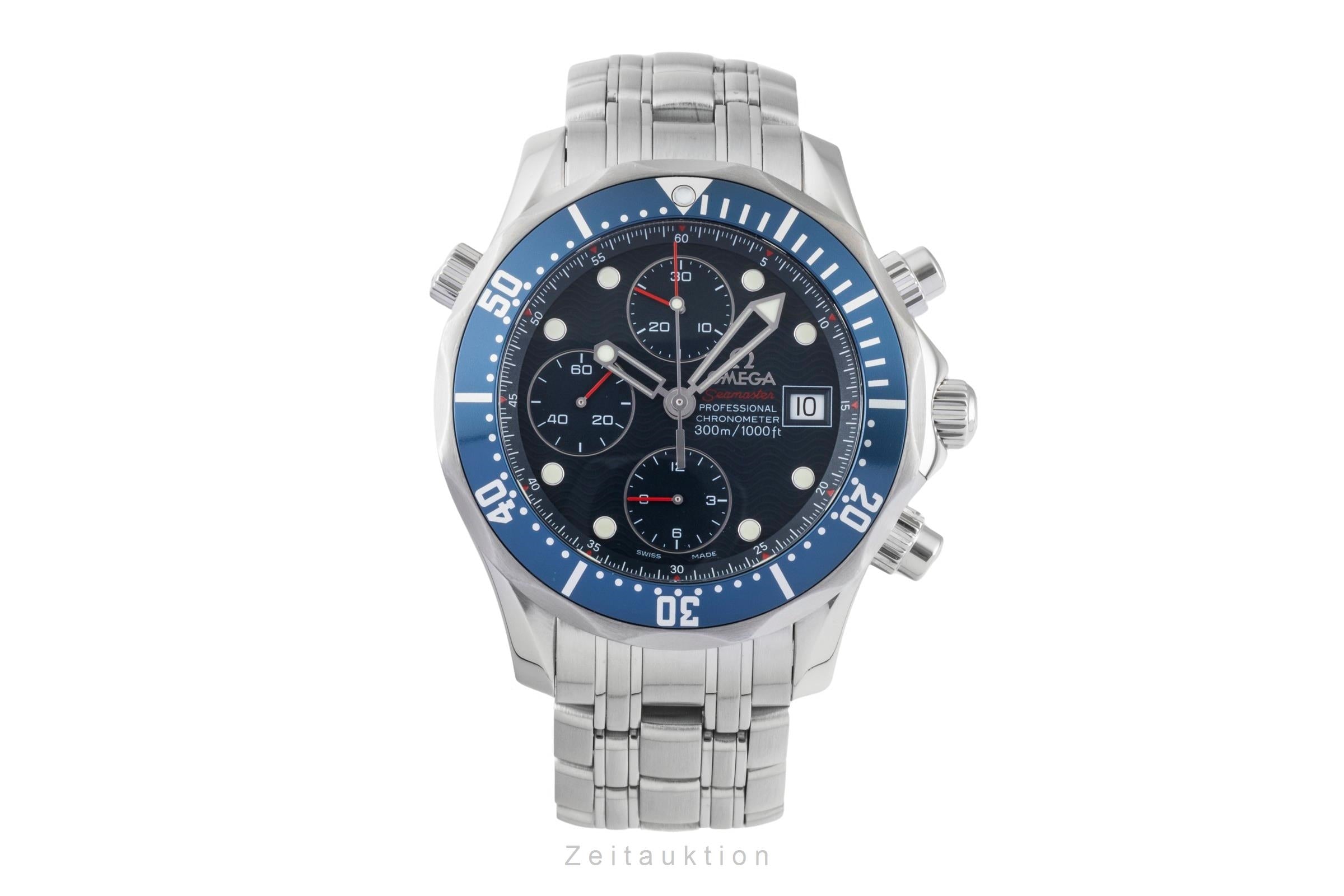 Omega Seamaster chronograph steel automatic men's watch 2225.80.00  [2601554]