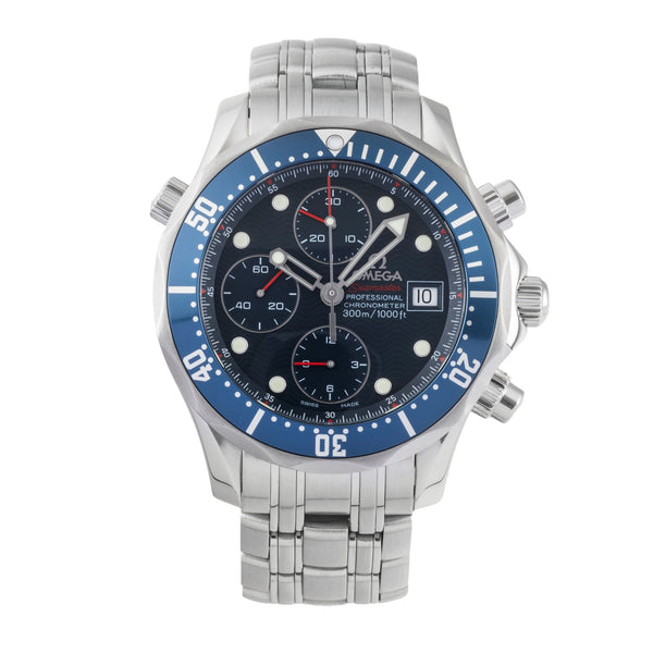 Omega Seamaster chronograph steel automatic men's watch 2225.80.00  [2601554]