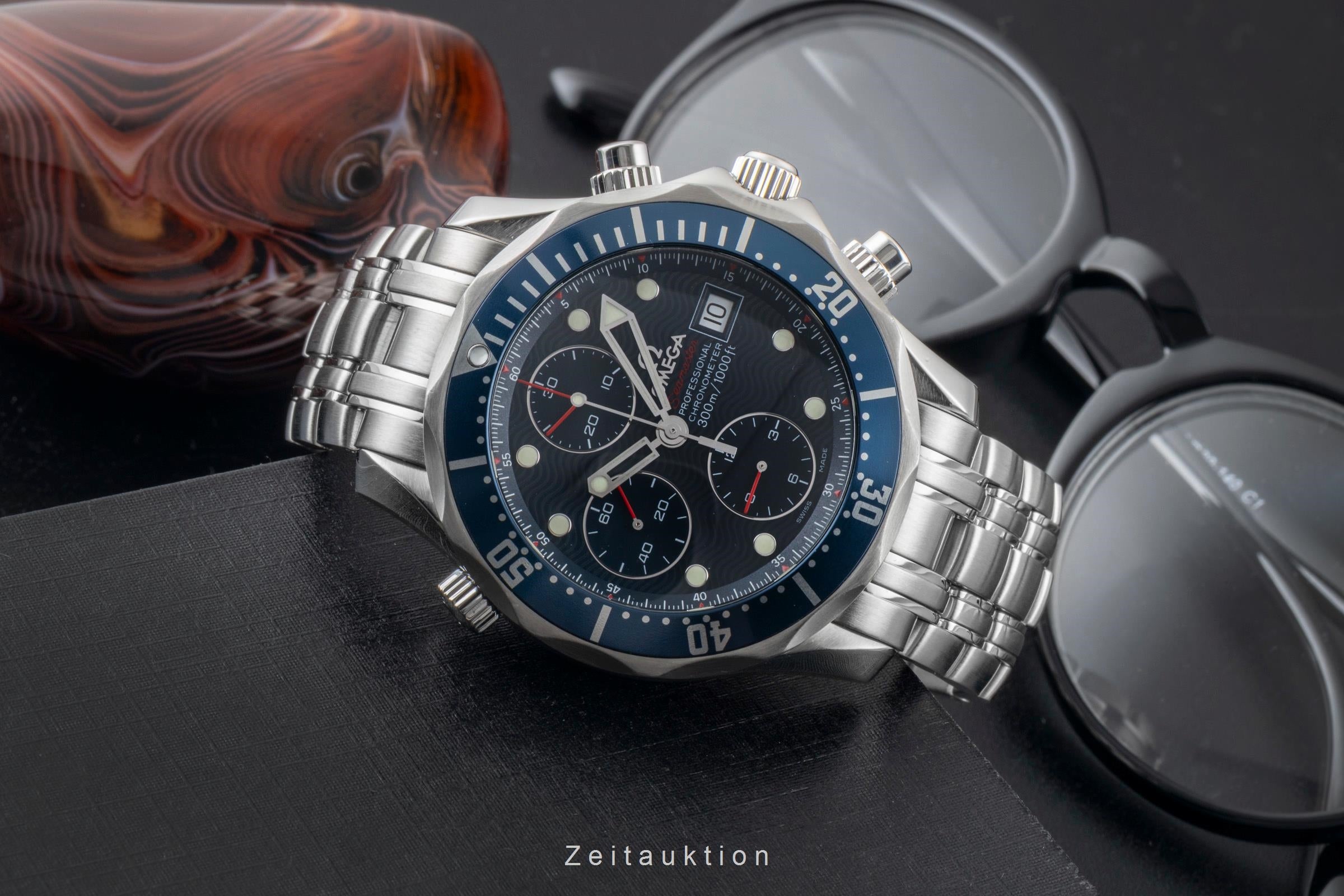 Omega Seamaster chronograph steel automatic men's watch 2225.80.00  [2601554]