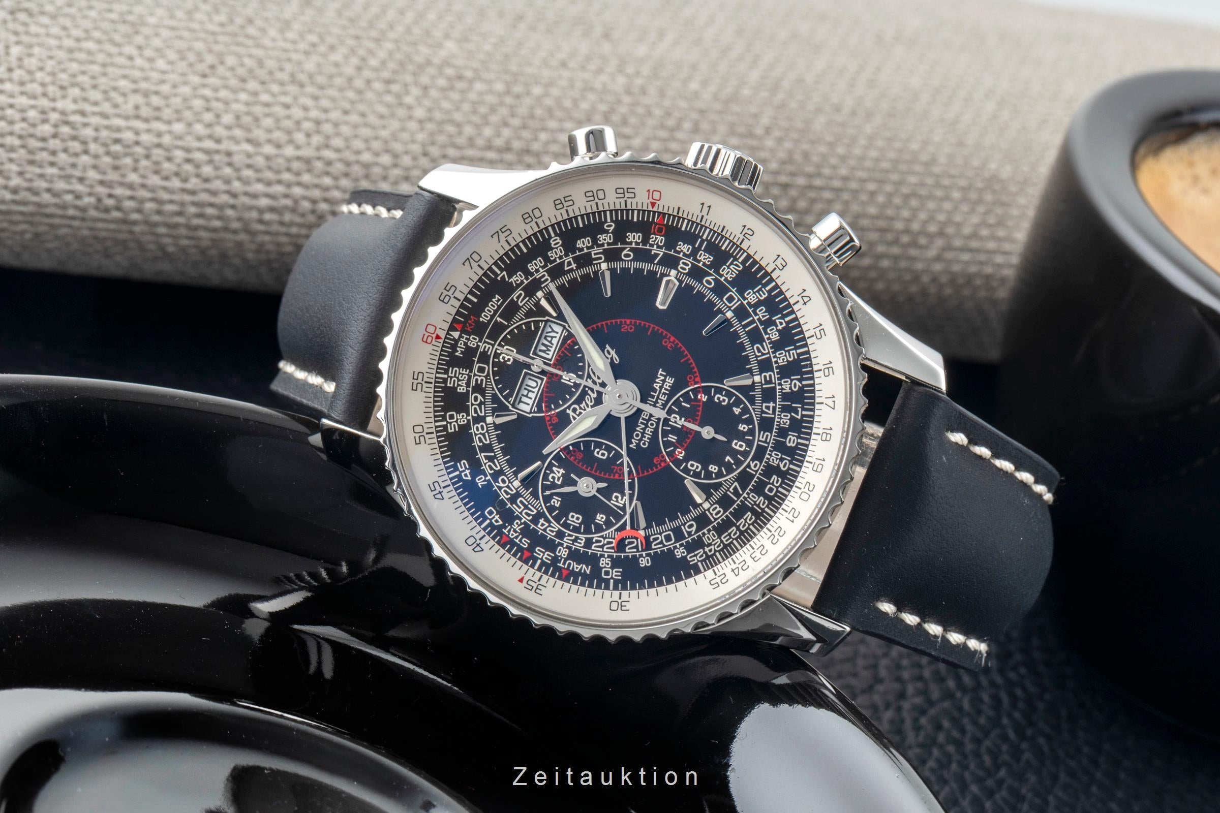 Breitling Montbrillant Datora  cronografo acciaio automatismo orologio da uomo A21330  [2601555]