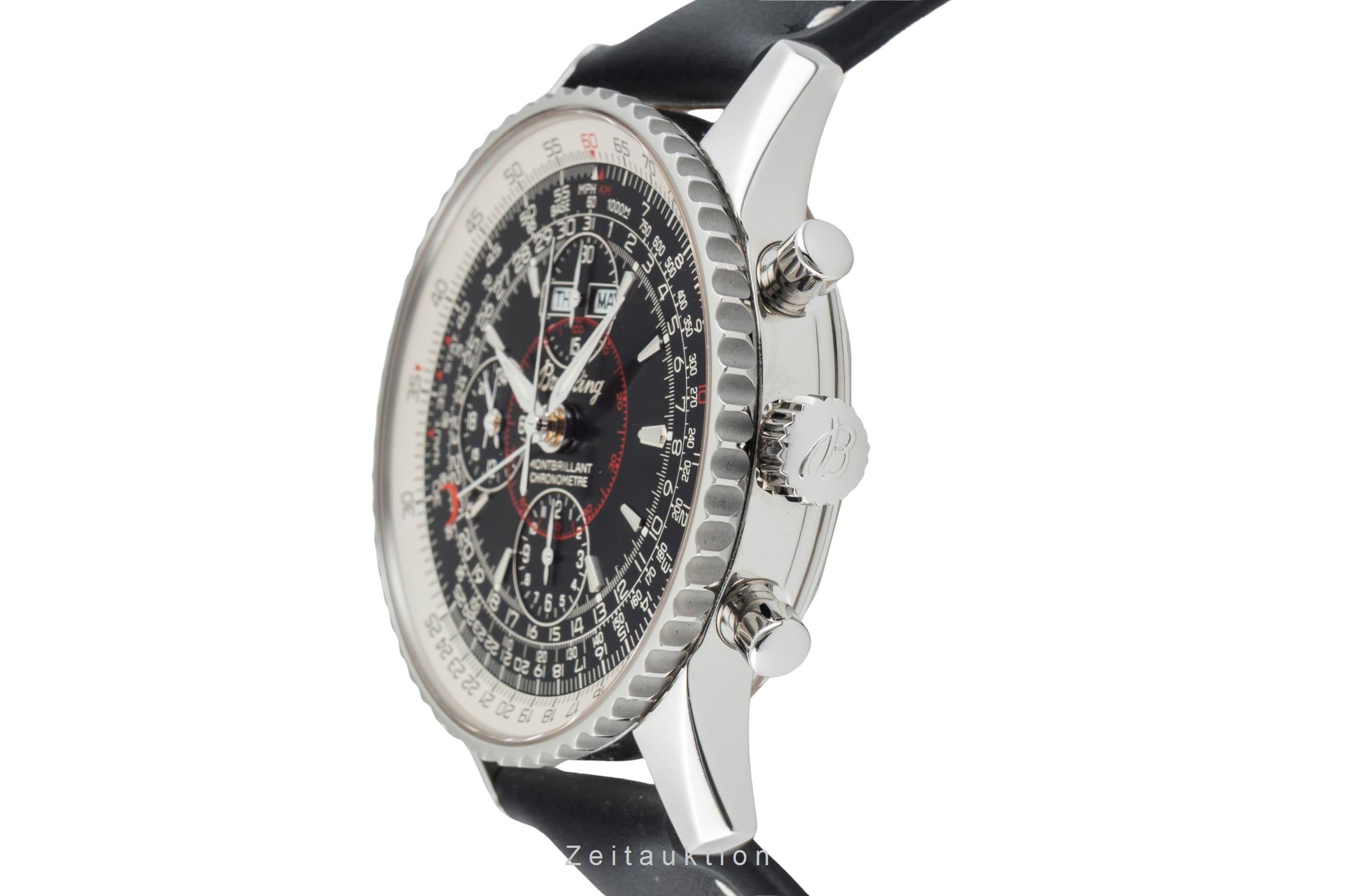 Breitling Montbrillant Datora  cronografo acciaio automatismo orologio da uomo A21330  [2601555]