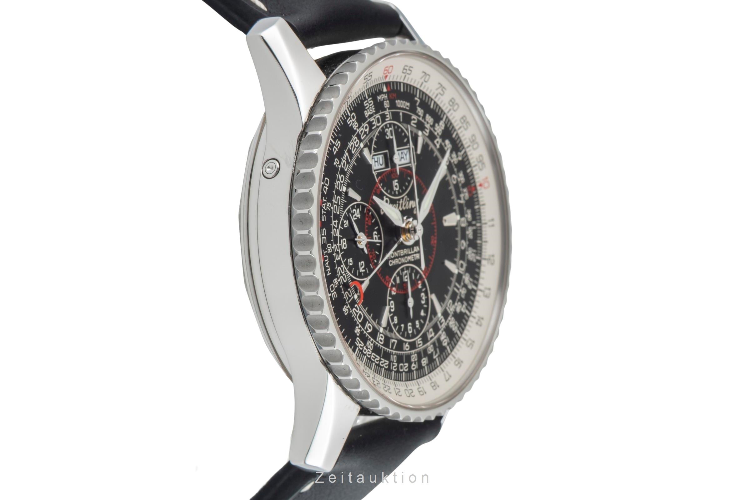 Breitling Montbrillant Datora  cronografo acciaio automatismo orologio da uomo A21330  [2601555]