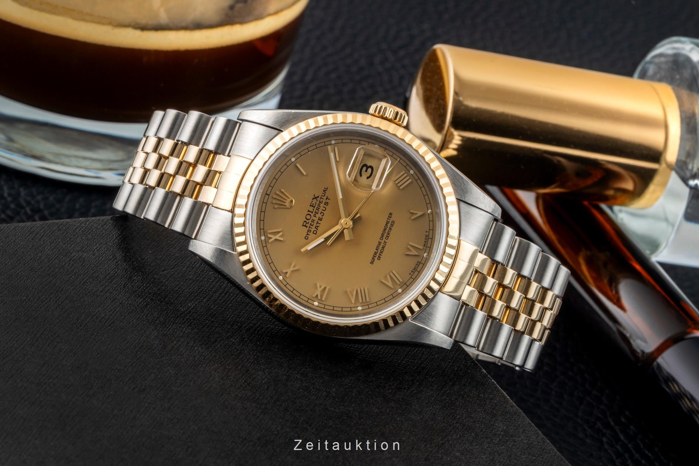 Rolex Datejust 36 Stahl / Gold Automatik Gold Dial Ref. 16233 X-Serie [2601556]