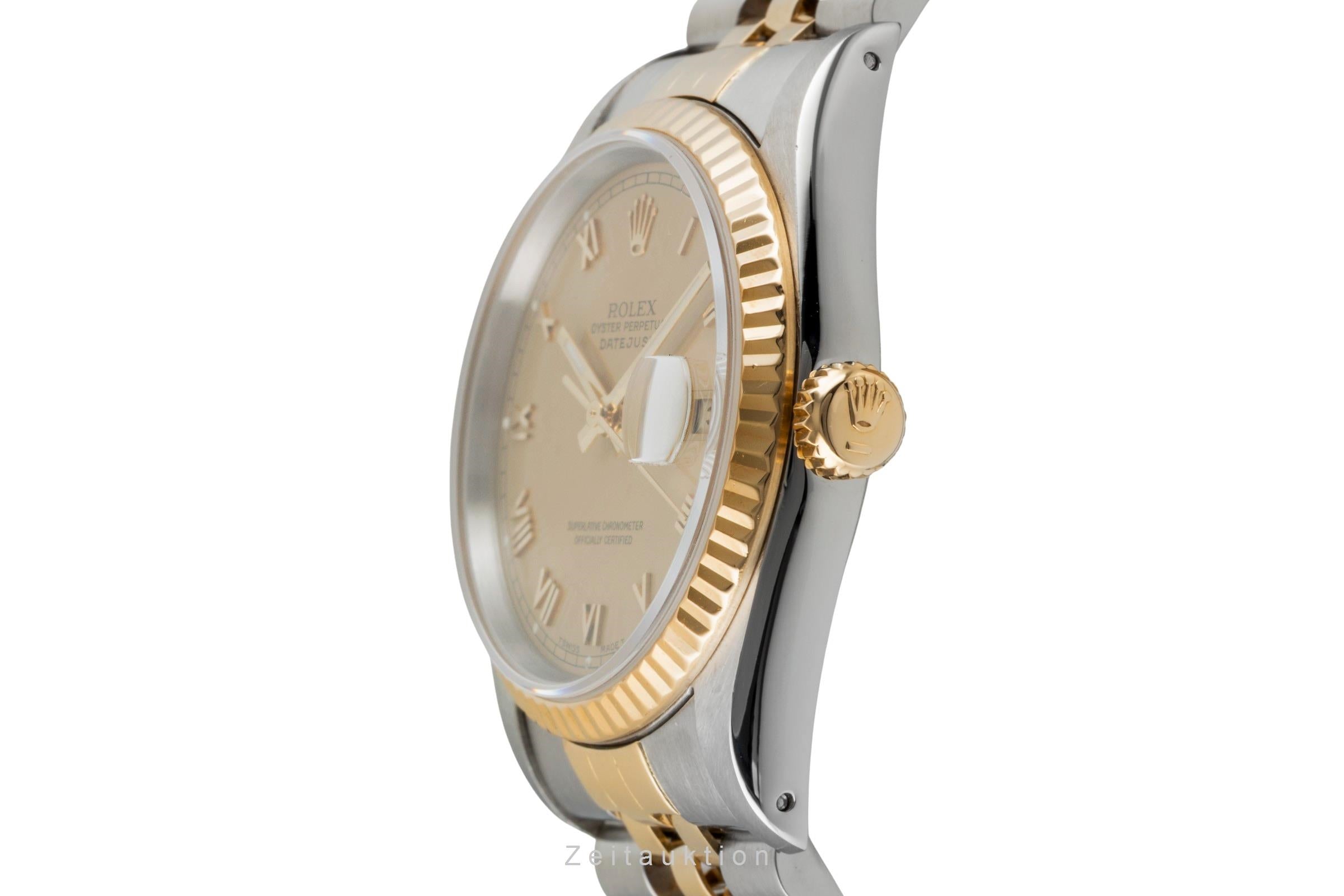 Rolex Datejust 36 Stahl / Gold Automatik Gold Dial Ref. 16233 X-Serie [2601556]