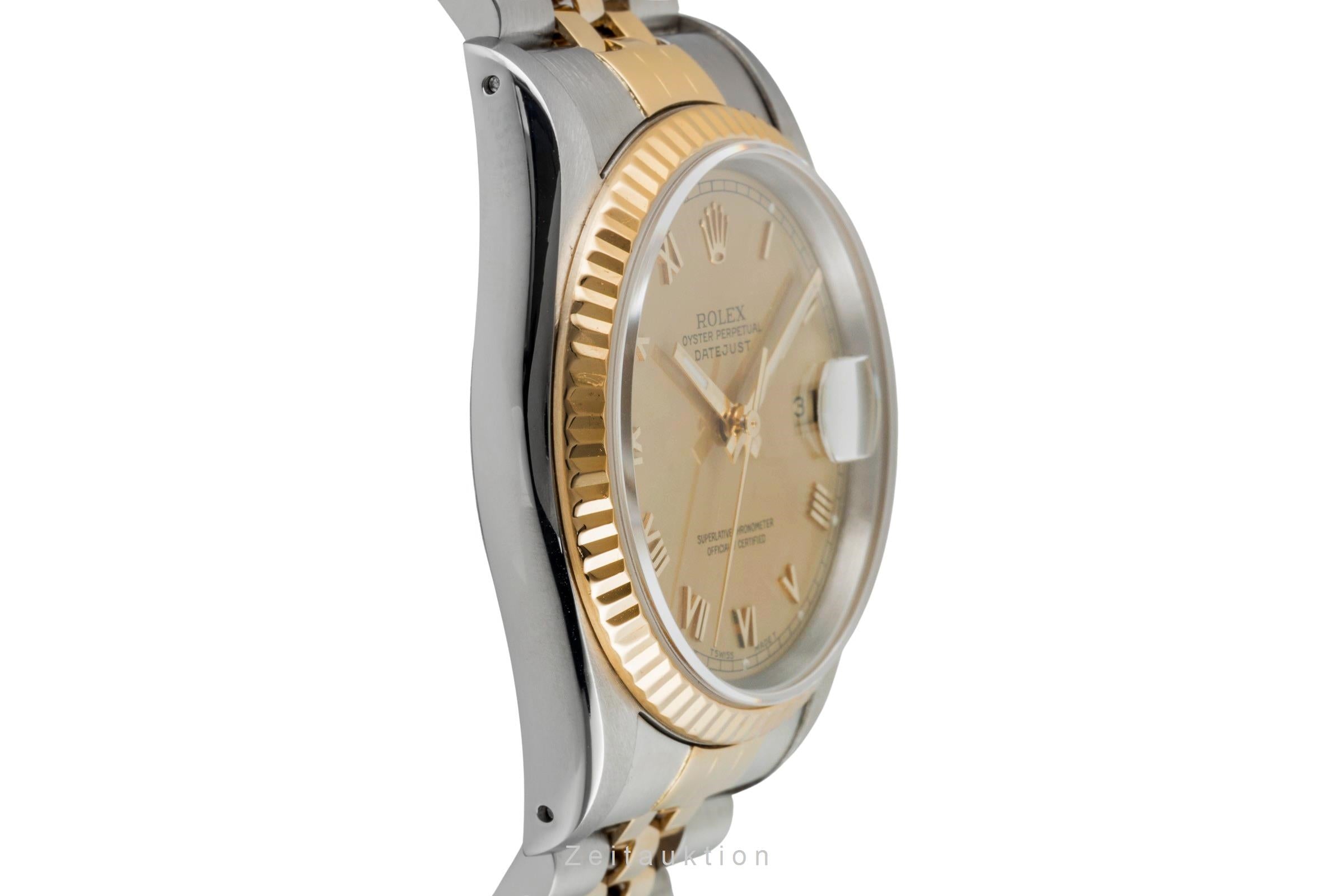 Rolex Datejust 36 Stahl / Gold Automatik Gold Dial Ref. 16233 X-Serie [2601556]