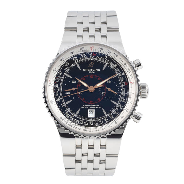 Breitling Montbrillant cronografo acciaio automatismo orologio da uomo A23340  [2601557]