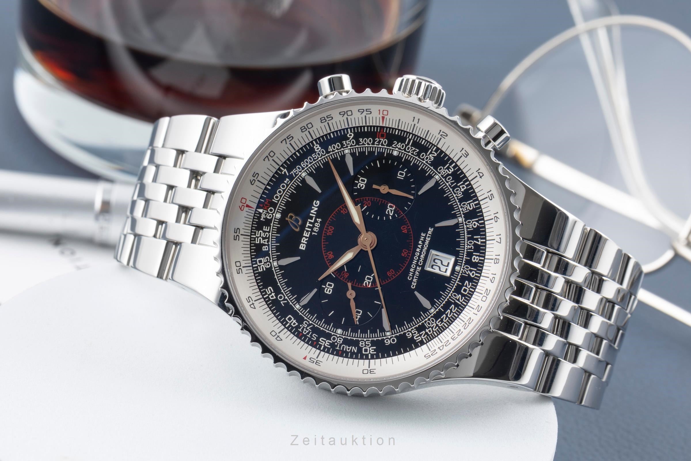 Breitling Montbrillant chronograph steel automatic Kal. B23 Ref