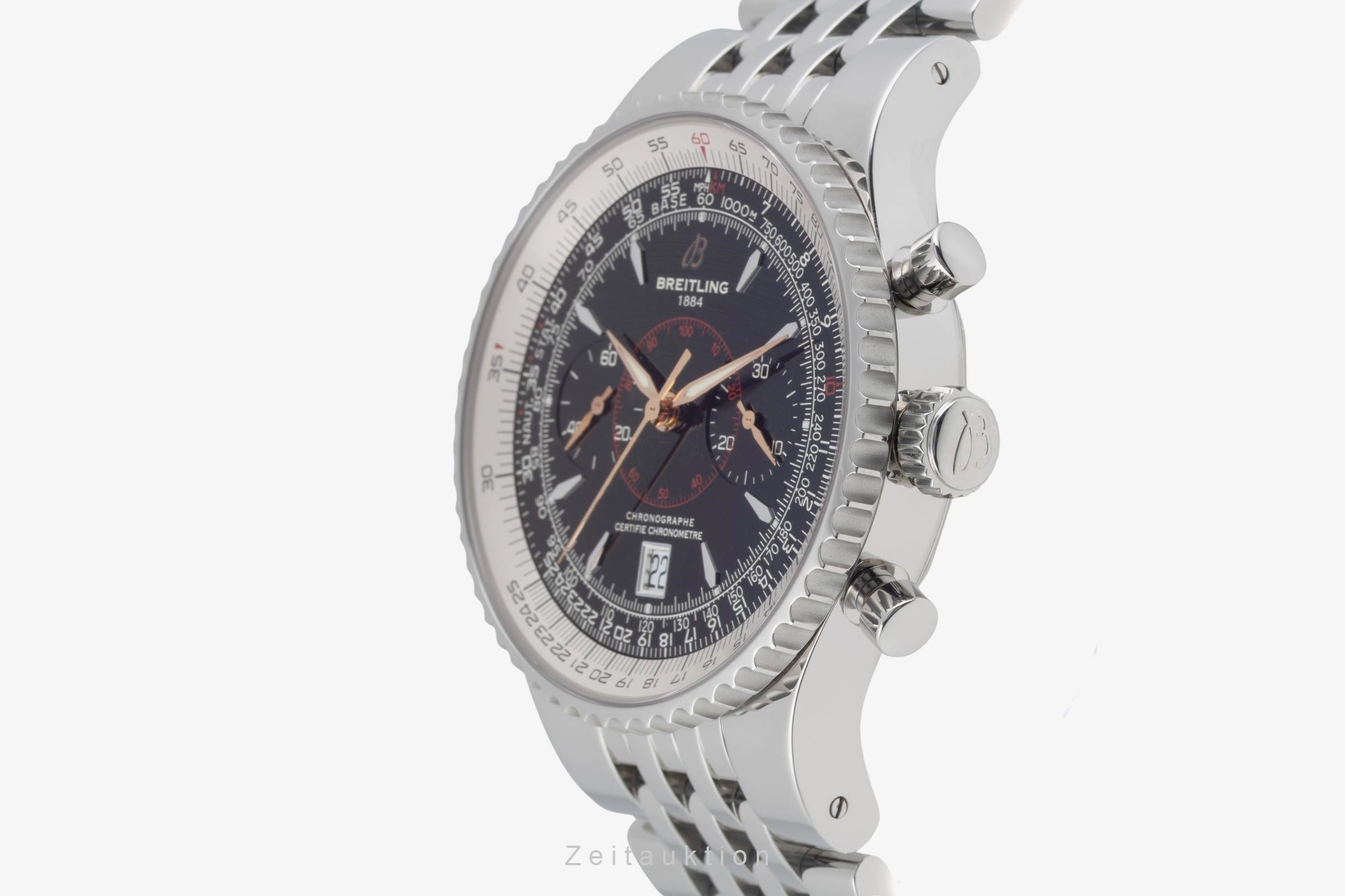 Breitling Montbrillant cronografo acciaio automatismo orologio da uomo A23340  [2601557]