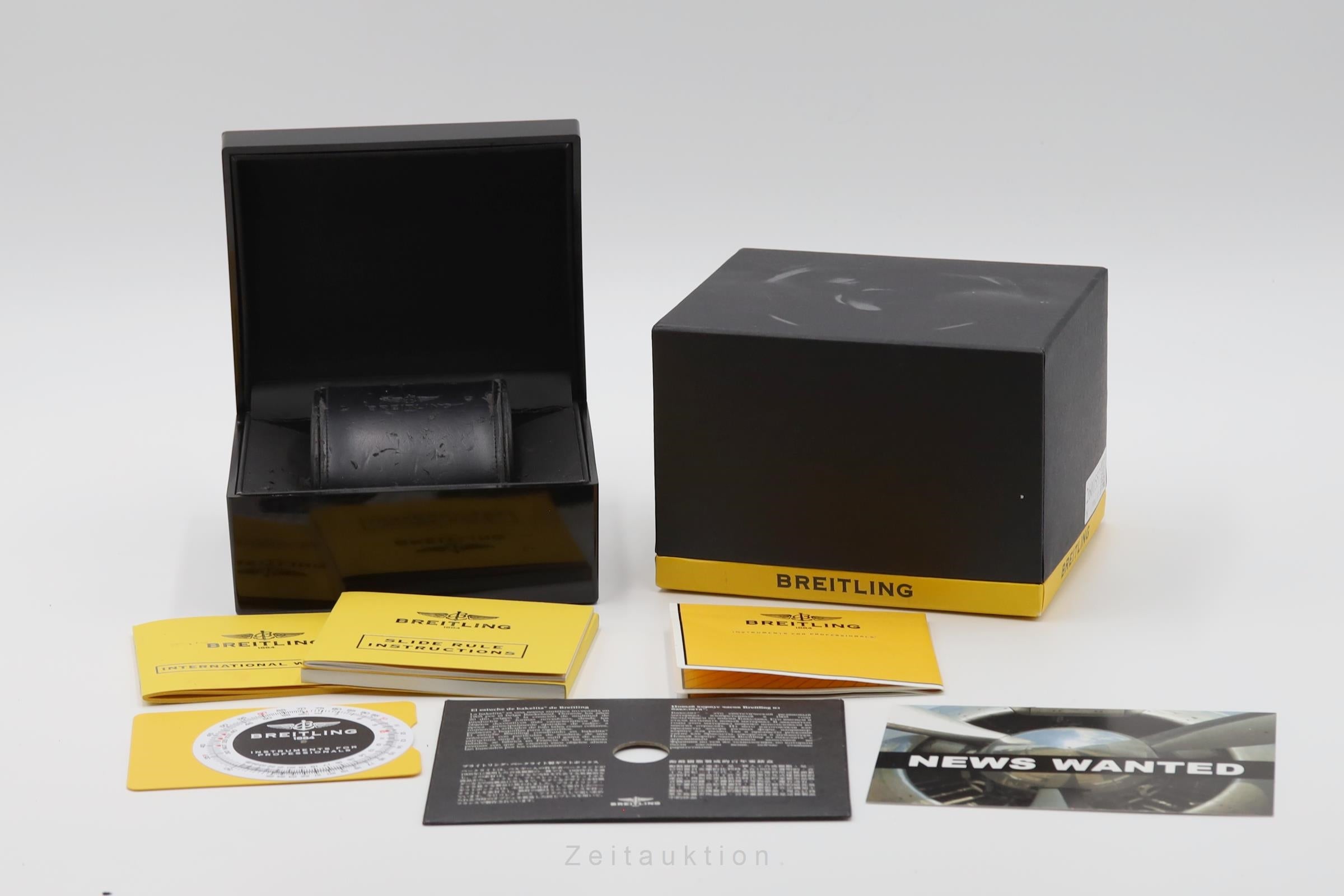 Breitling Montbrillant cronografo acciaio automatismo orologio da uomo A23340  [2601557]