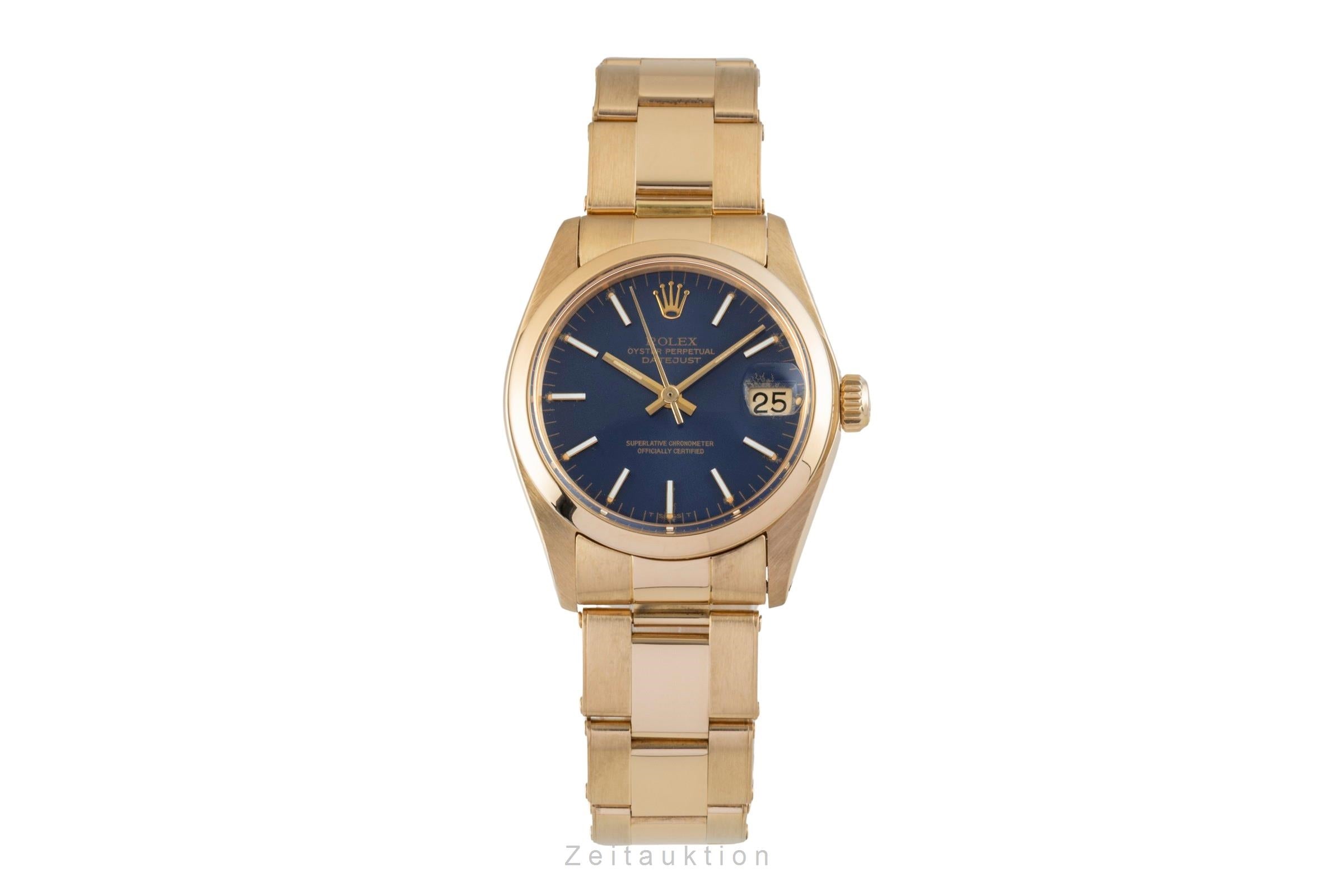 Rolex Datejust 18 ct gold automatic unisex 6824 Vintage  [2601559]