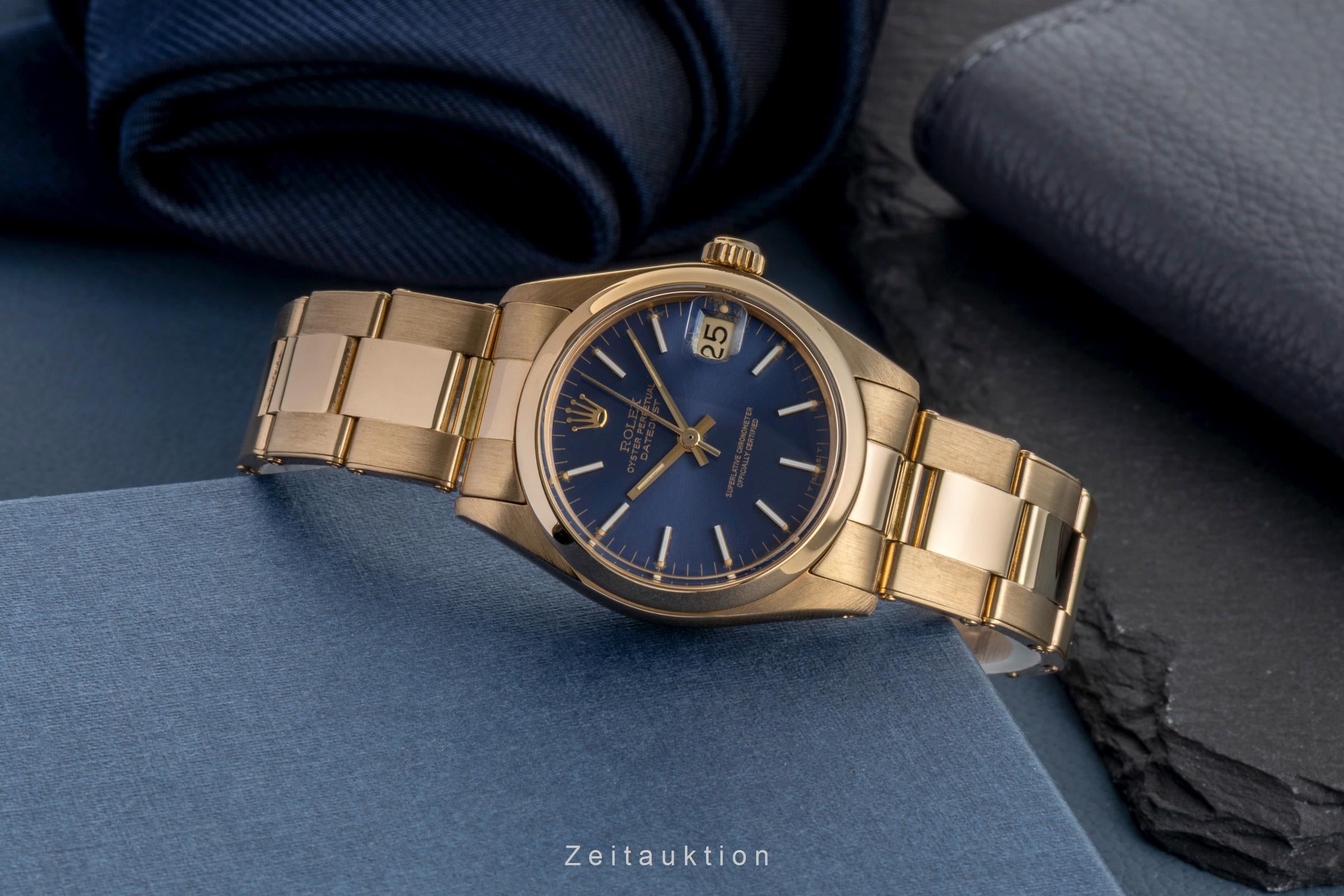Rolex Datejust 18 ct gold automatic unisex 6824 Vintage  [2601559]
