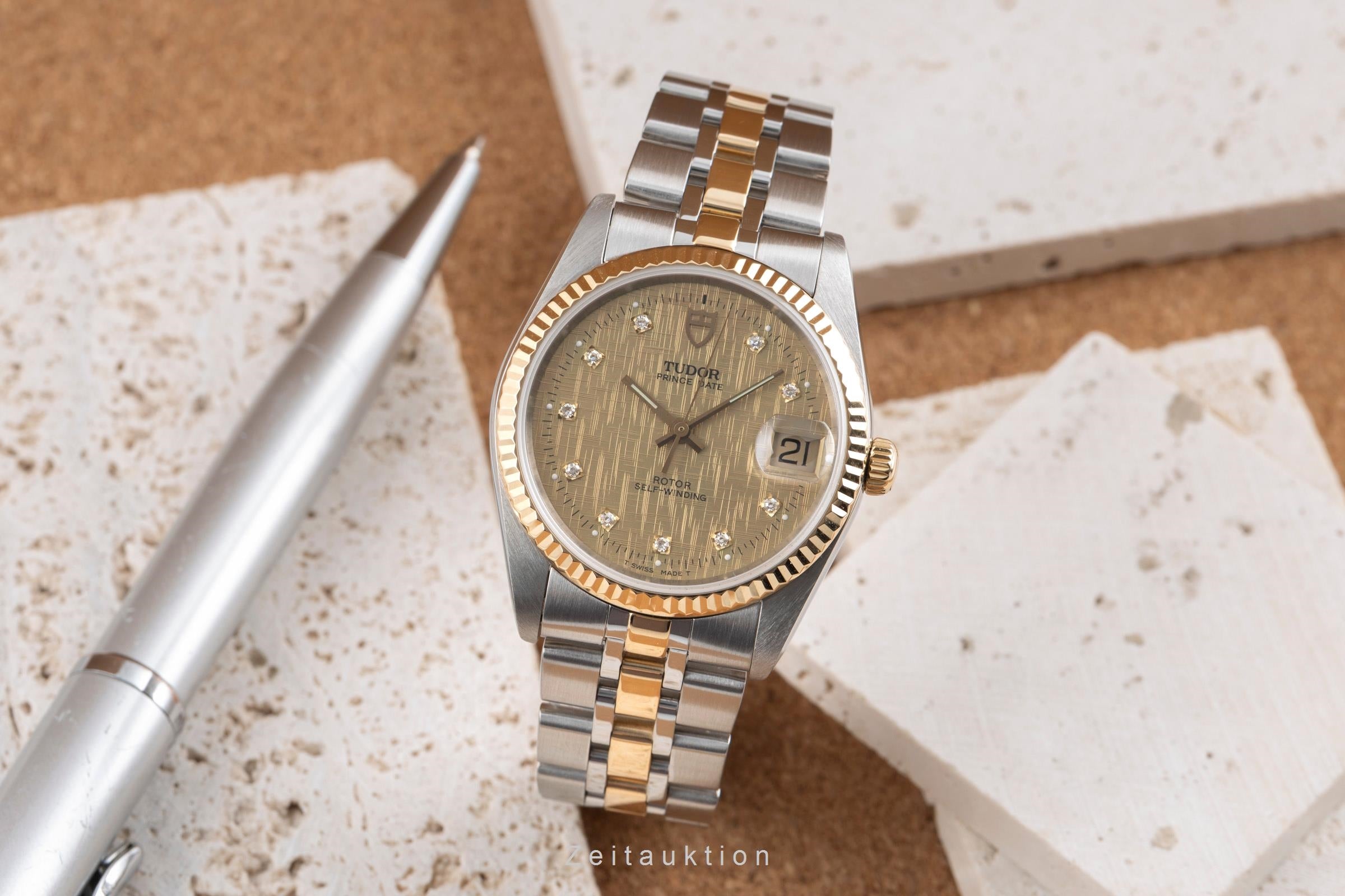 Tudor Prince Date acero / oro automático reloj para caballeros 74033  [2601560]