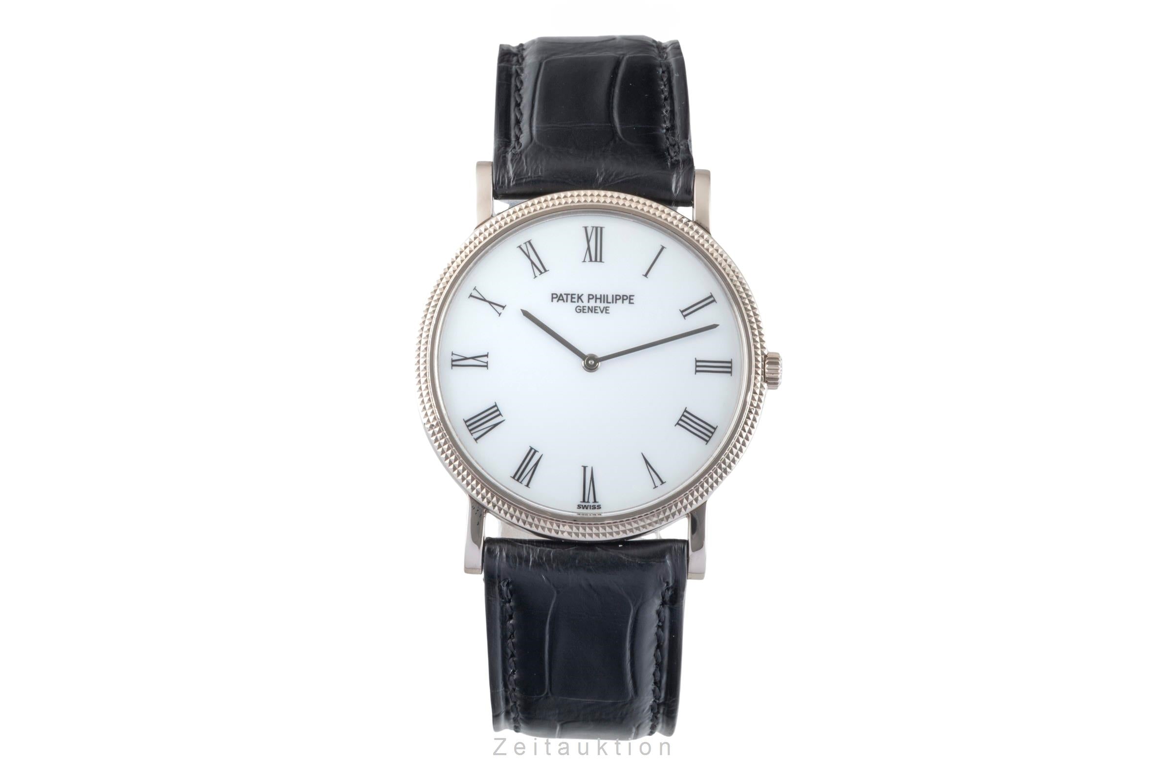 Patek Philippe Calatrava 18k (0,750) Weissgold Handaufzug Herrenuhr Ref. 3520/D  [2601561]