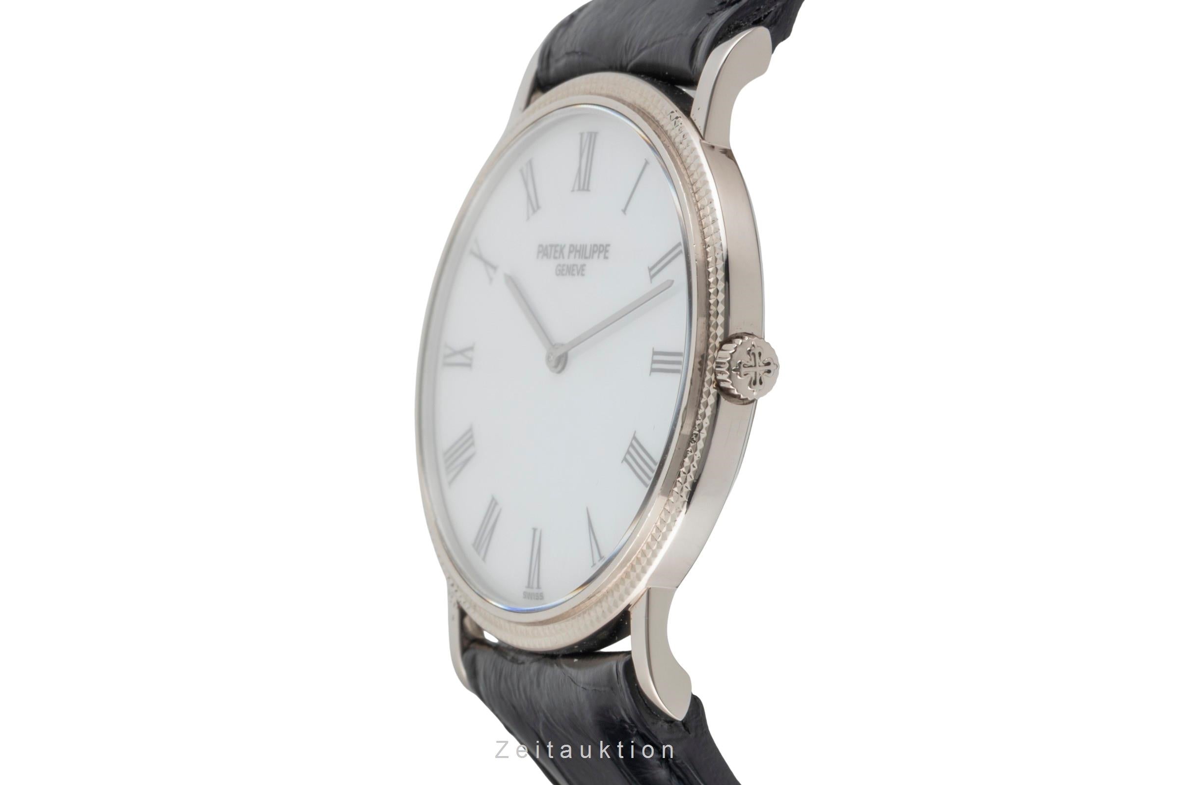 Patek Philippe Calatrava 18k (0,750) Weissgold Handaufzug Herrenuhr Ref. 3520/D  [2601561]