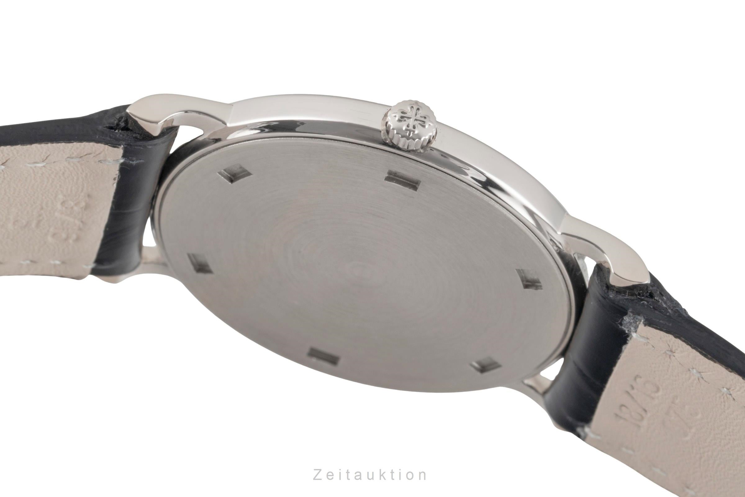 Patek Philippe Calatrava 18k (0,750) Weissgold Handaufzug Herrenuhr Ref. 3520/D  [2601561]