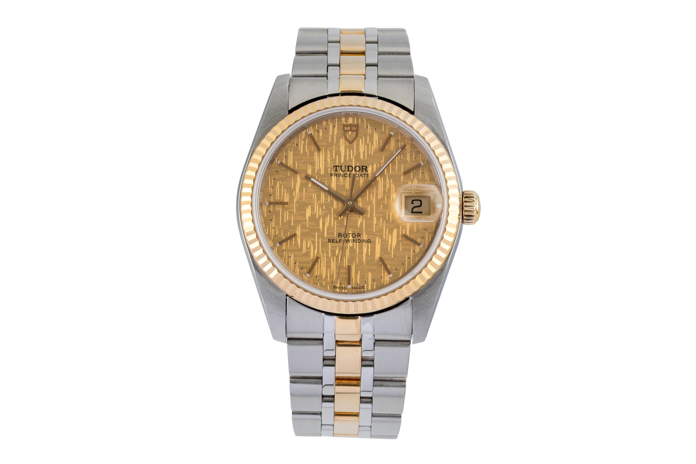 Tudor Prince Date acier / or  automatique montre pour hommes 74033  [2601563]