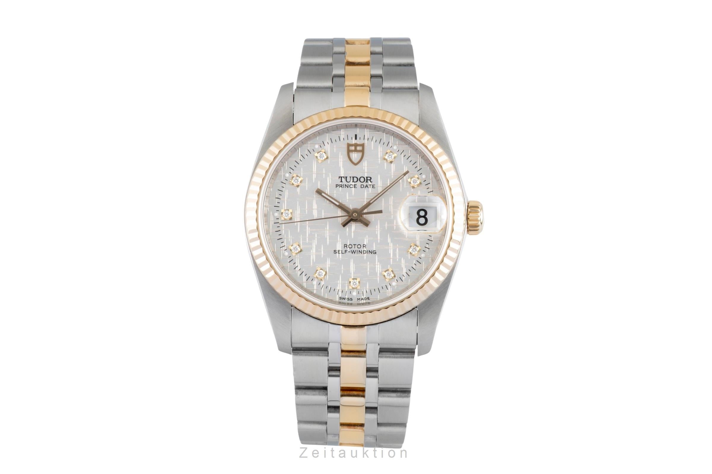 Tudor Prince Date steel / gold automatic men's watch 74033  [2601564]