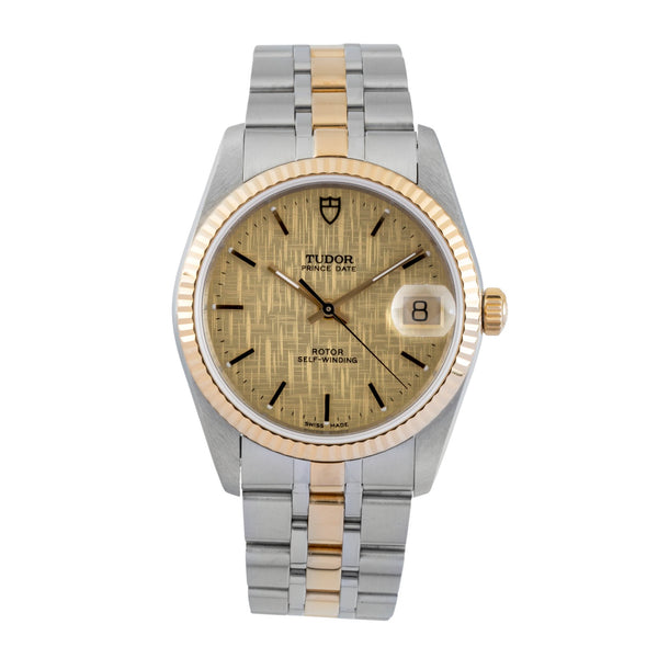Tudor Prince Date acier / or  automatique montre pour hommes 74033  [2601568]