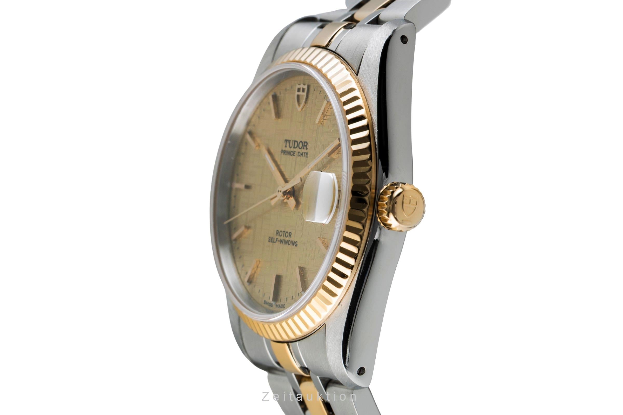Tudor Prince Date acier / or  automatique montre pour hommes 74033  [2601568]