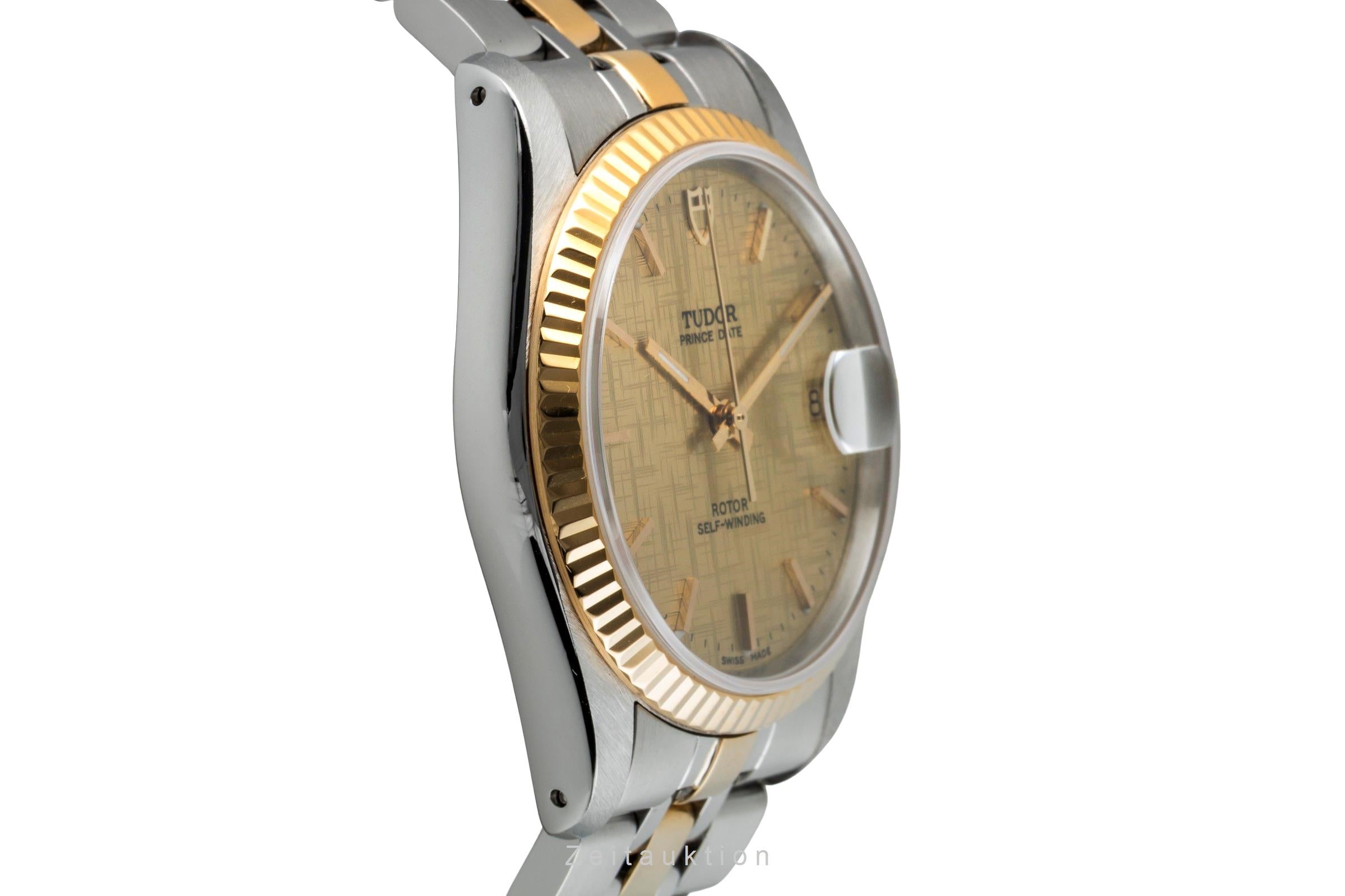 Tudor Prince Date acier / or  automatique montre pour hommes 74033  [2601568]