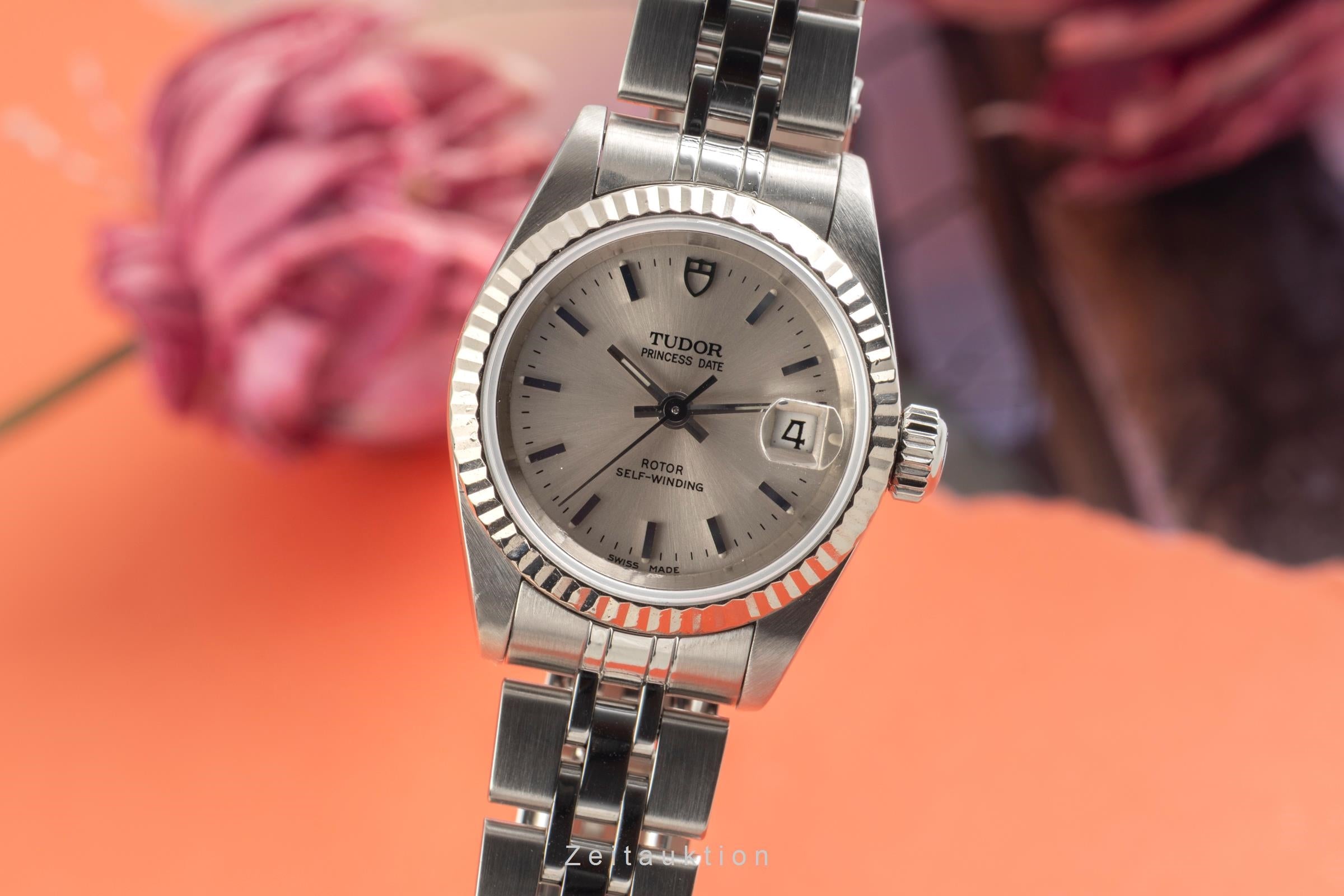 Tudor Princess Date steel / white gold automatic women's watch 92414  [2601570]