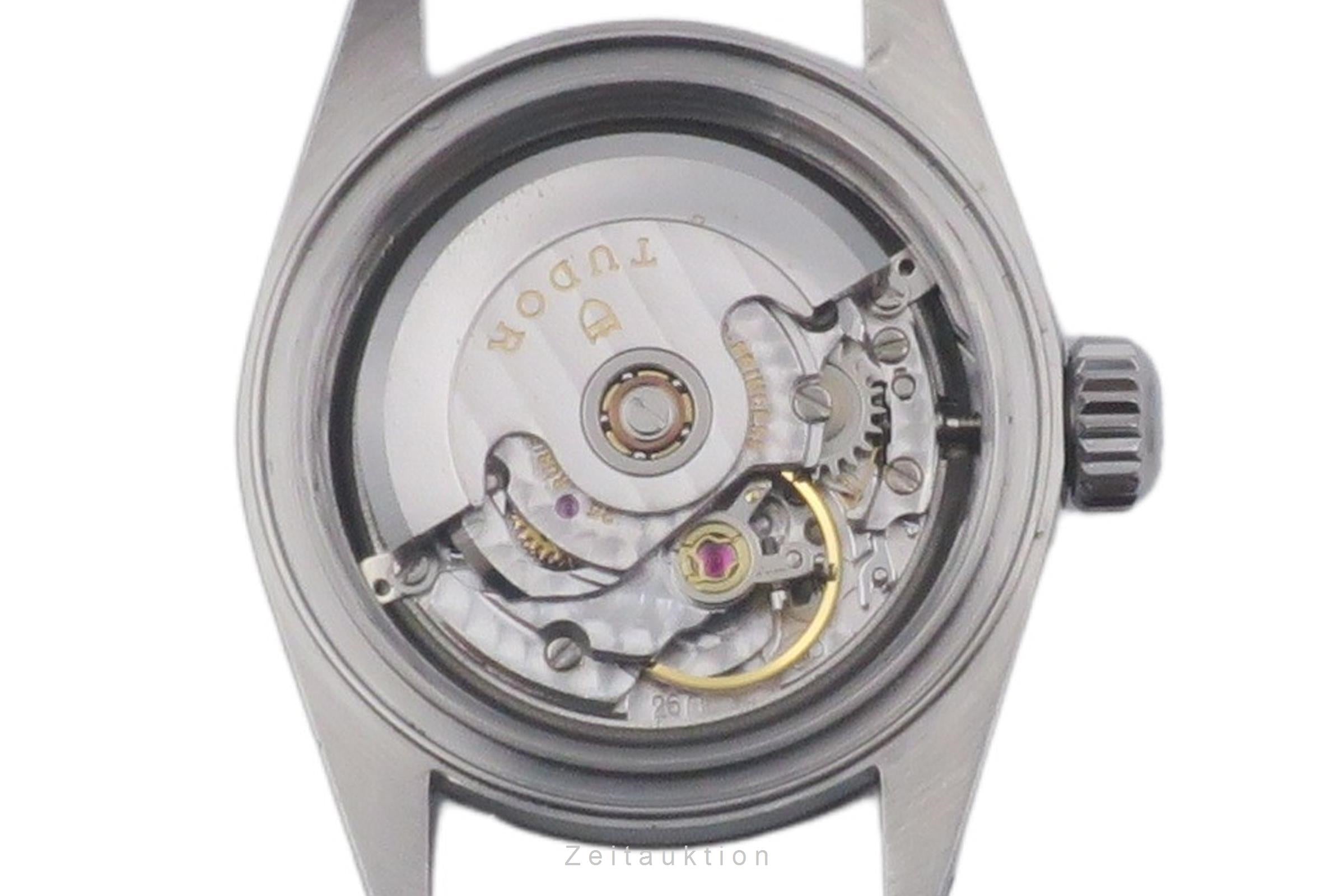 Tudor Princess Date Stahl / Weissgold Automatik Damenuhr Ref. 92414 Papiere 2005 [2601570]