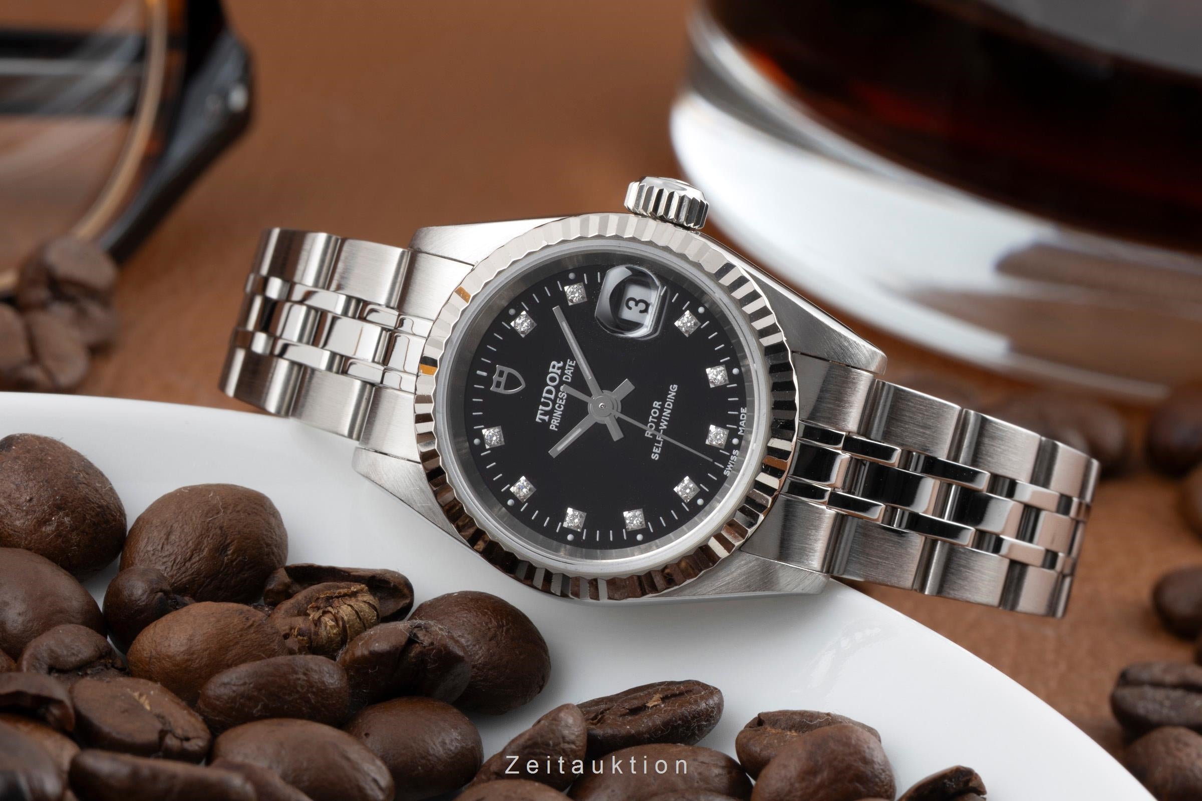 Tudor Princess Date steel / white gold automatic women's watch 92414  [2601571]