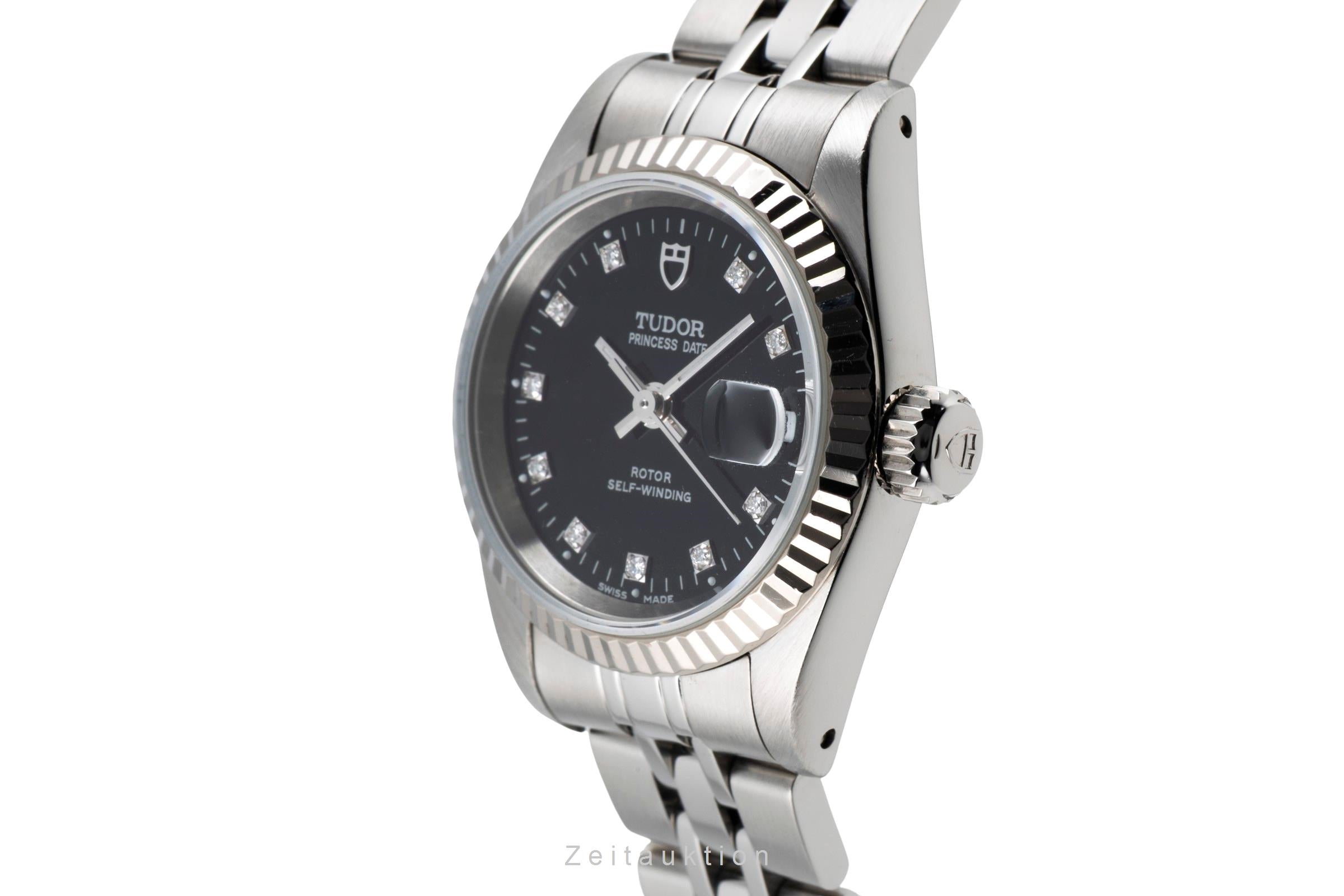 Tudor Princess Date steel / white gold automatic women's watch 92414  [2601571]