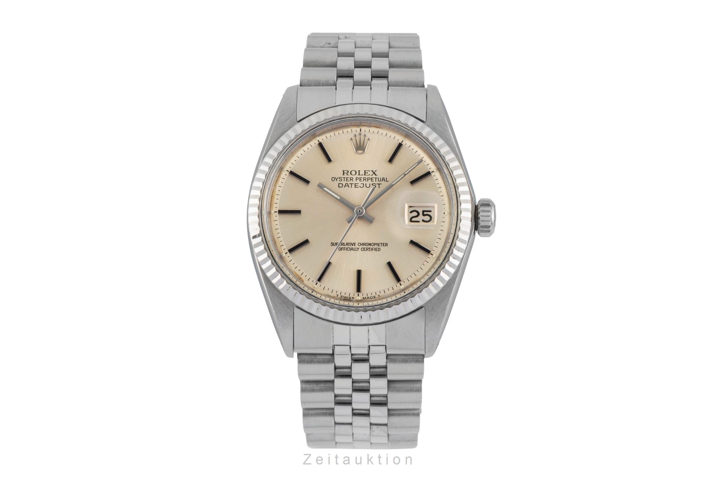 Rolex Datejust Stahl / Weissgold Automatik Herrenuhr Ref. 1601 Klassiker [2601574]