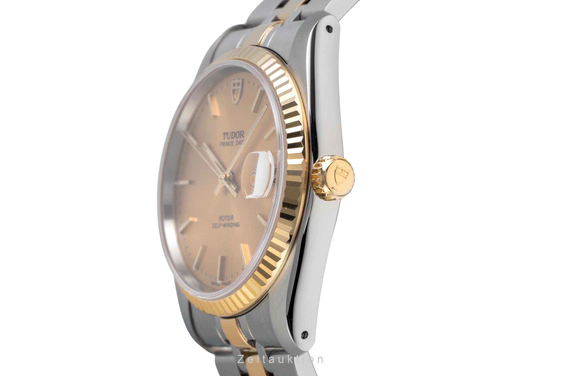 Tudor Prince Date acier / or  automatique montre pour hommes 74033  [2601575]