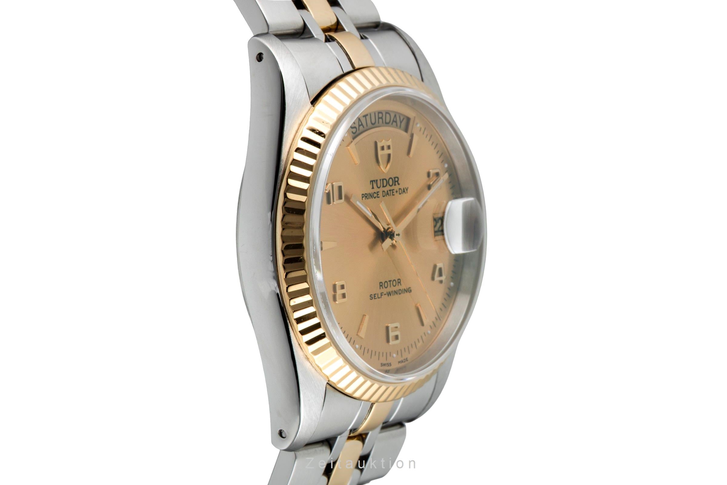 Tudor Date-Day steel / gold automatic men's watch 76213  [2601577]