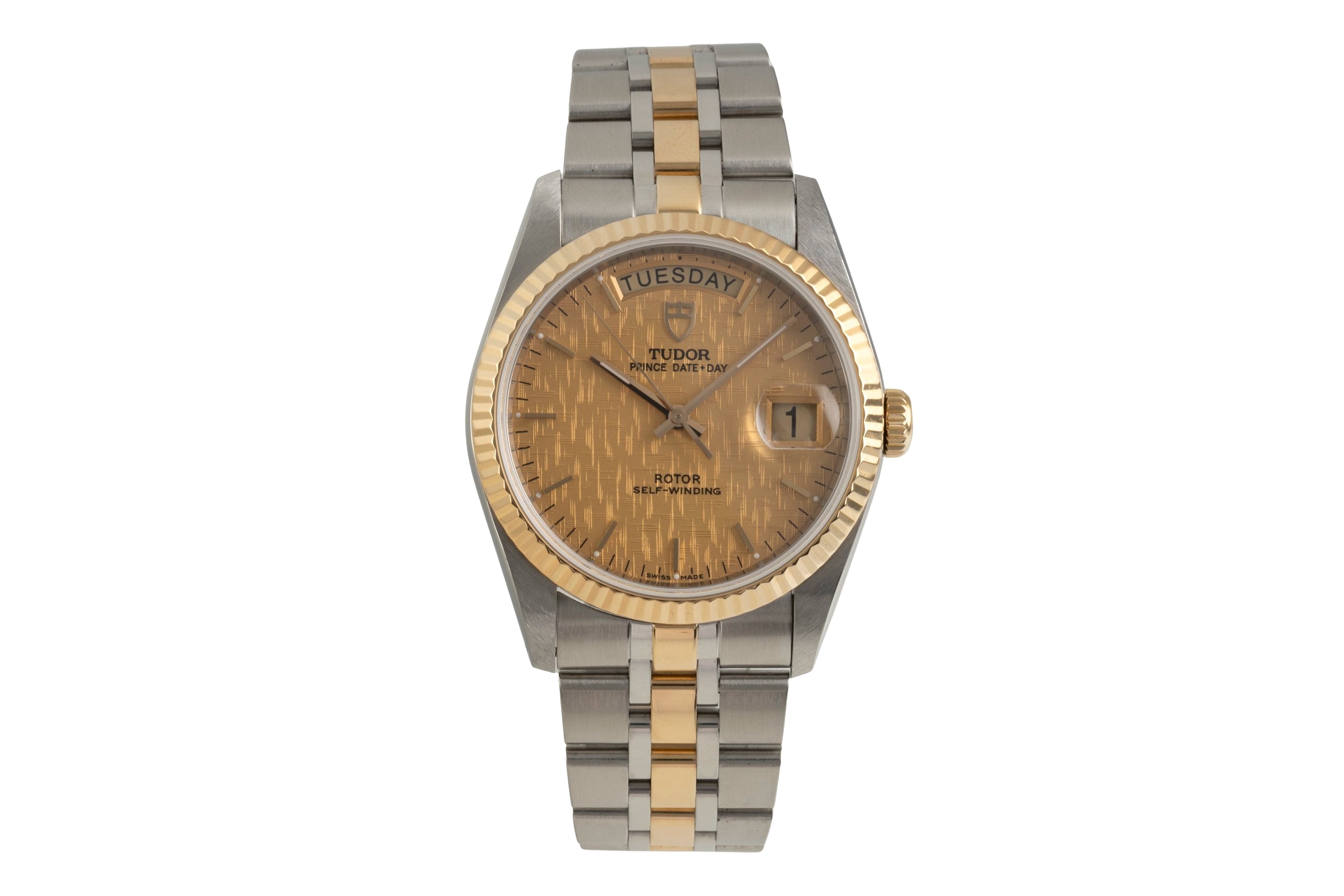 Tudor Date-Day acier / or  automatique montre pour hommes 76213  [2601579]
