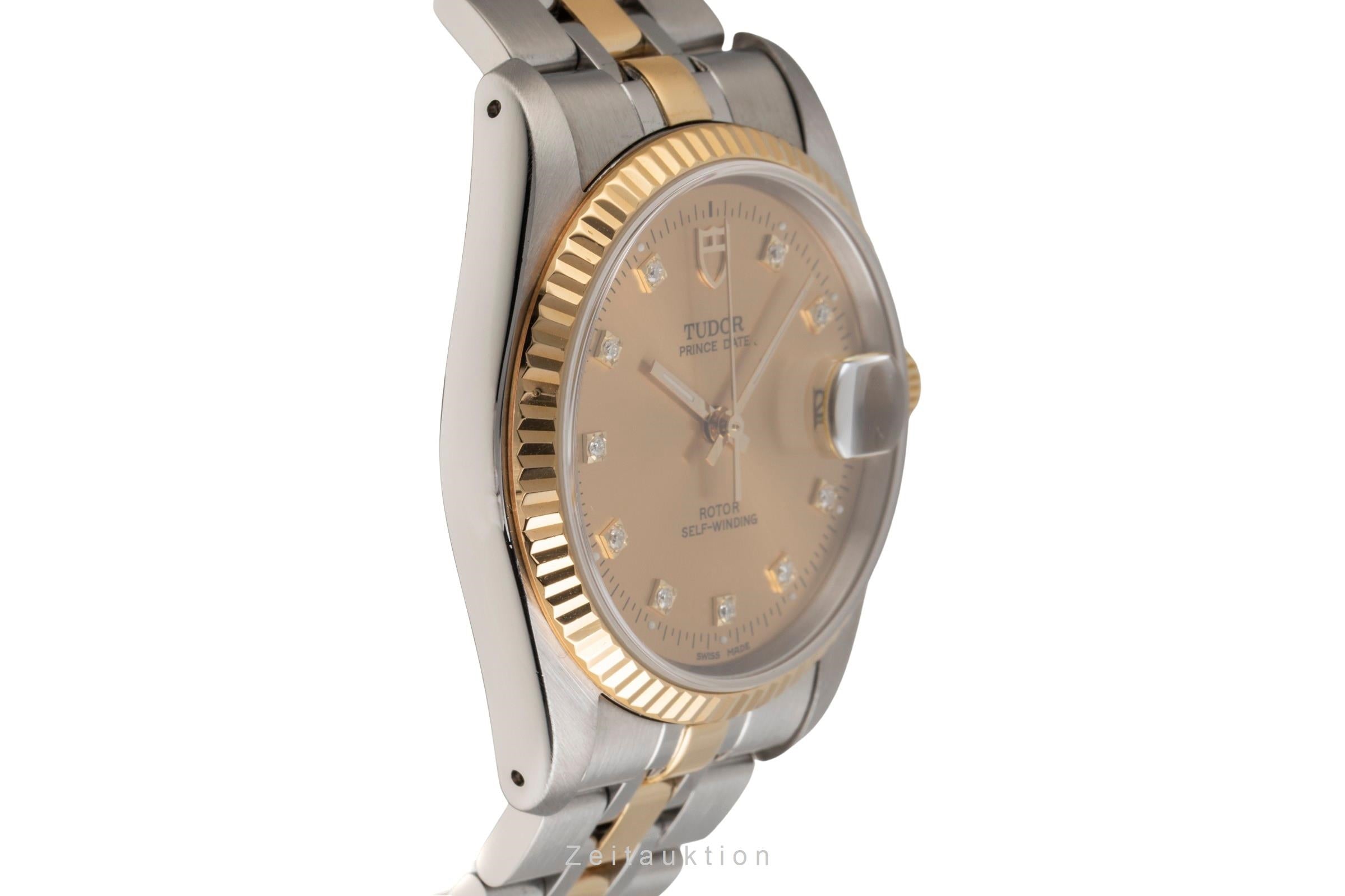 Tudor Prince Date steel / gold automatic men's watch 74033  [2601581]