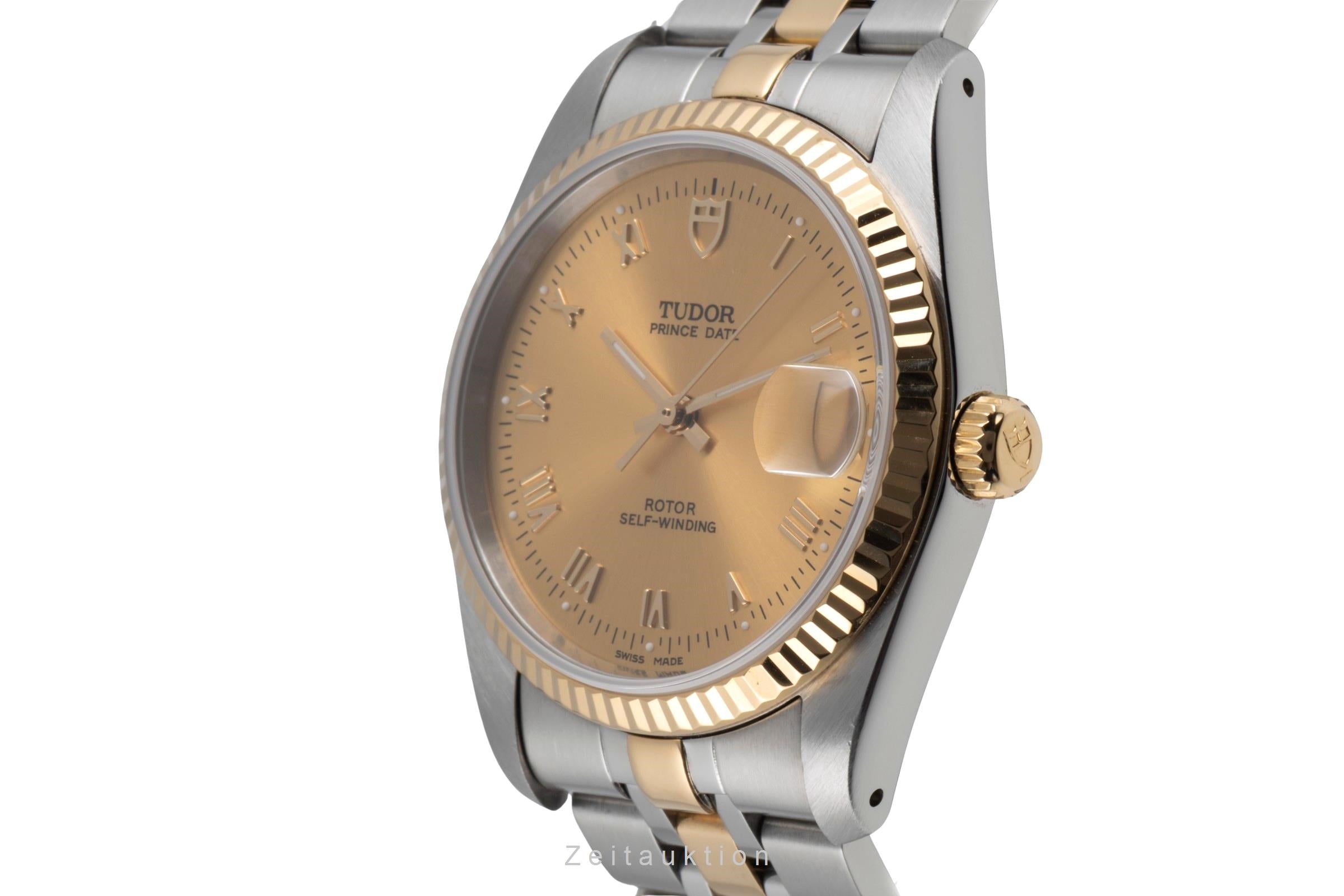 Tudor Prince Date Stahl / Gold Automatik Ref. 74033 Karte 2016 [2601582]