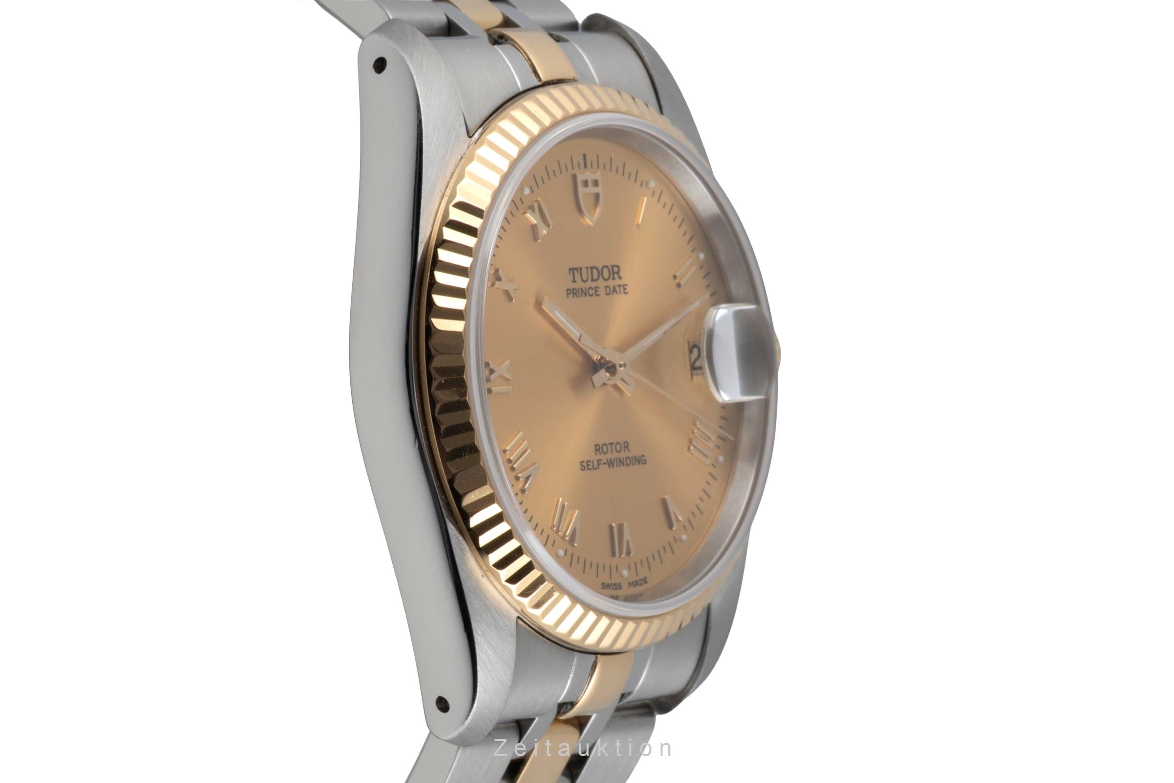 Tudor Prince Date Stahl / Gold Automatik Ref. 74033 Karte 2016 [2601582]