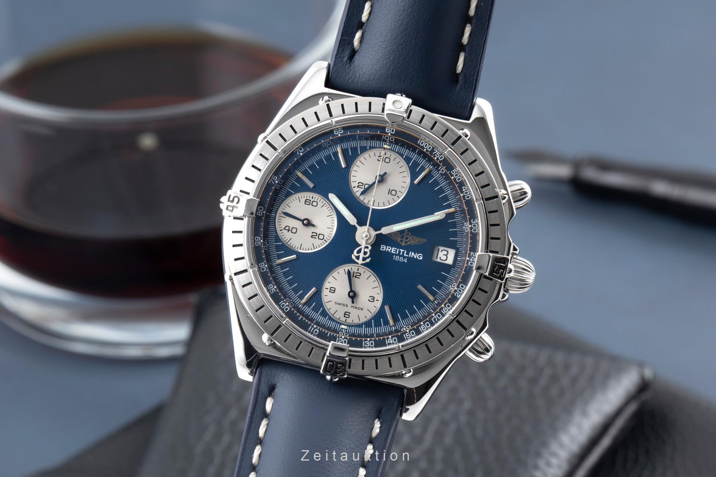 Breitling Chronomat cronografo acciaio automatismo orologio da uomo A13047  [2601584]